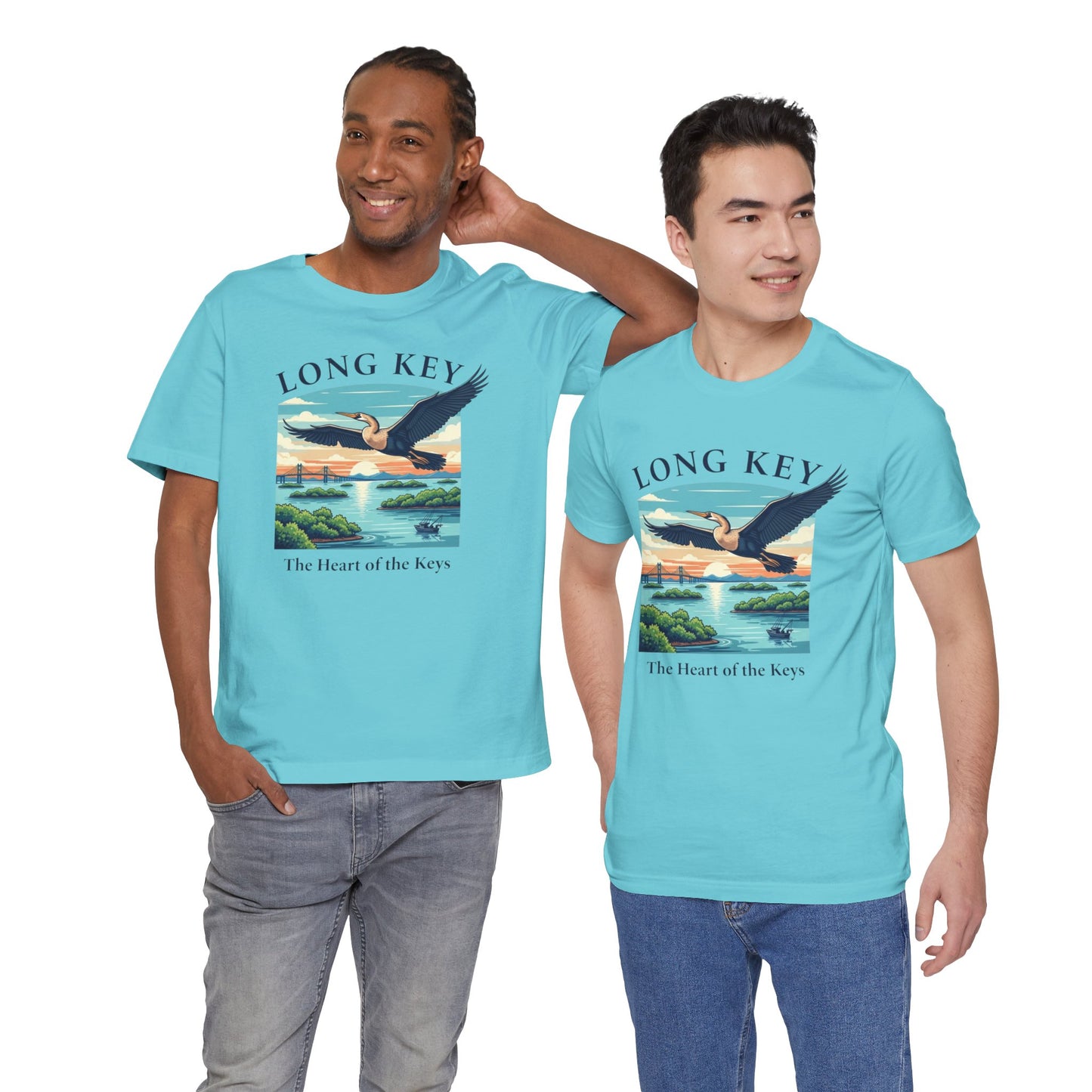 FLORIDA KEYS COLLECTION Long Key Graphic Tee - Casual Wear, Travel Souvenir