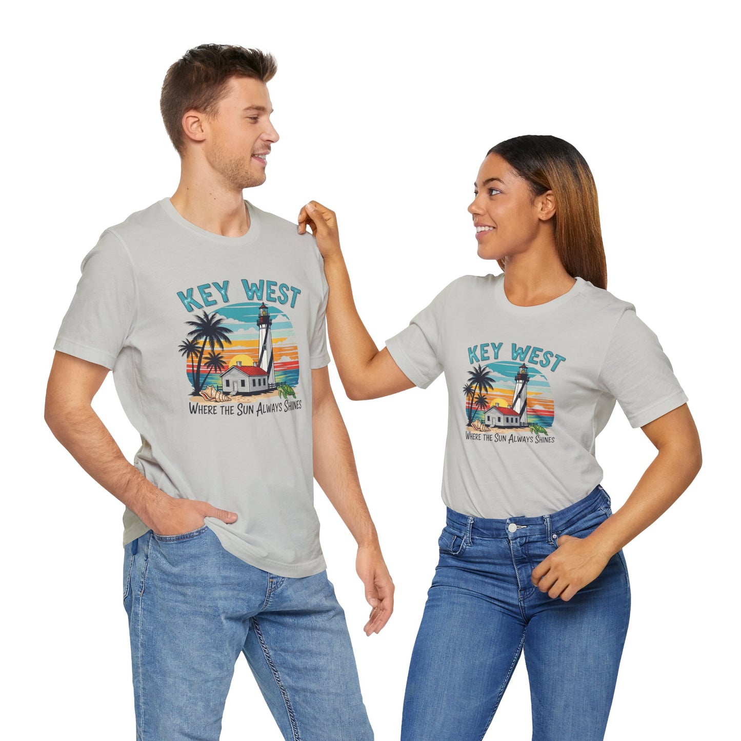 FLORIDA KEYS COLLECTION Key West Sunset Tee: Tropical Vibes Shirt for Beach Lovers
