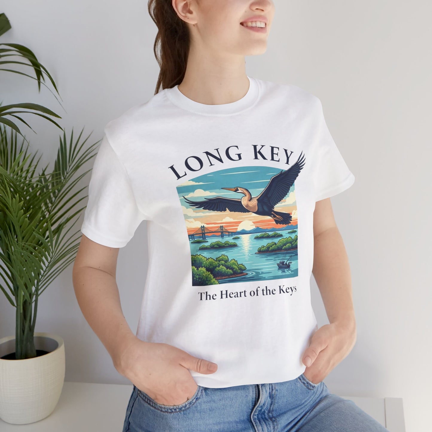 FLORIDA KEYS COLLECTION Long Key Graphic Tee - Casual Wear, Travel Souvenir