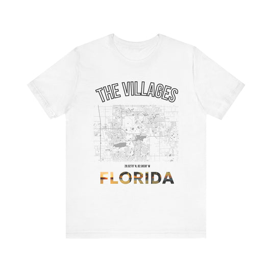 Sunshine State Vibe Tee - The Villages, Florida Graphic T-Shirt