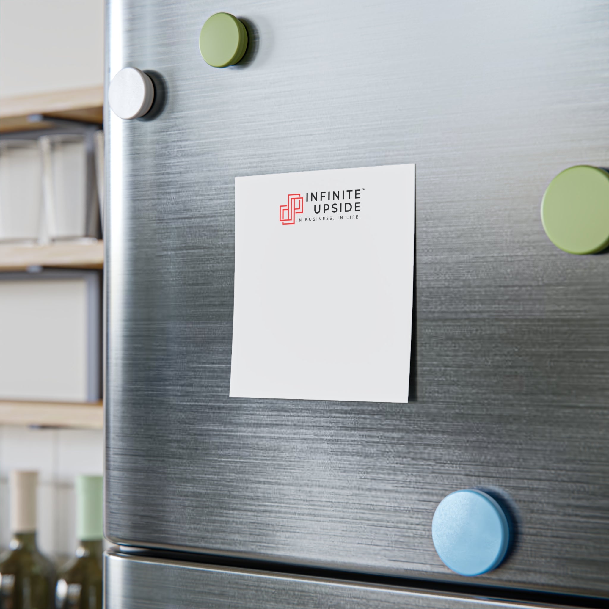 Infinite Upside™ Branded Post-It Note Pads — Corporate Logo Sticky Notes