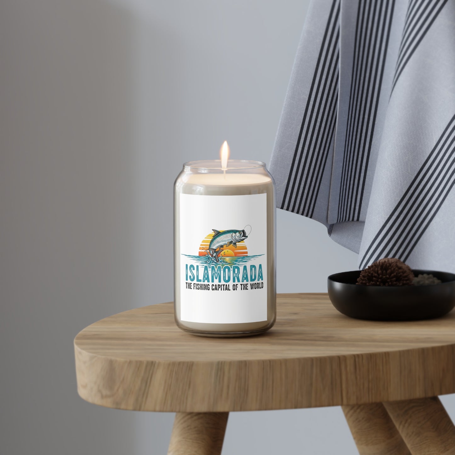 Islamorada Scented Soy Candle - The Fishing Capital of the World, Perfect Gift for Fishermen, Home Decor, Relaxation, Beach Lover, [...]