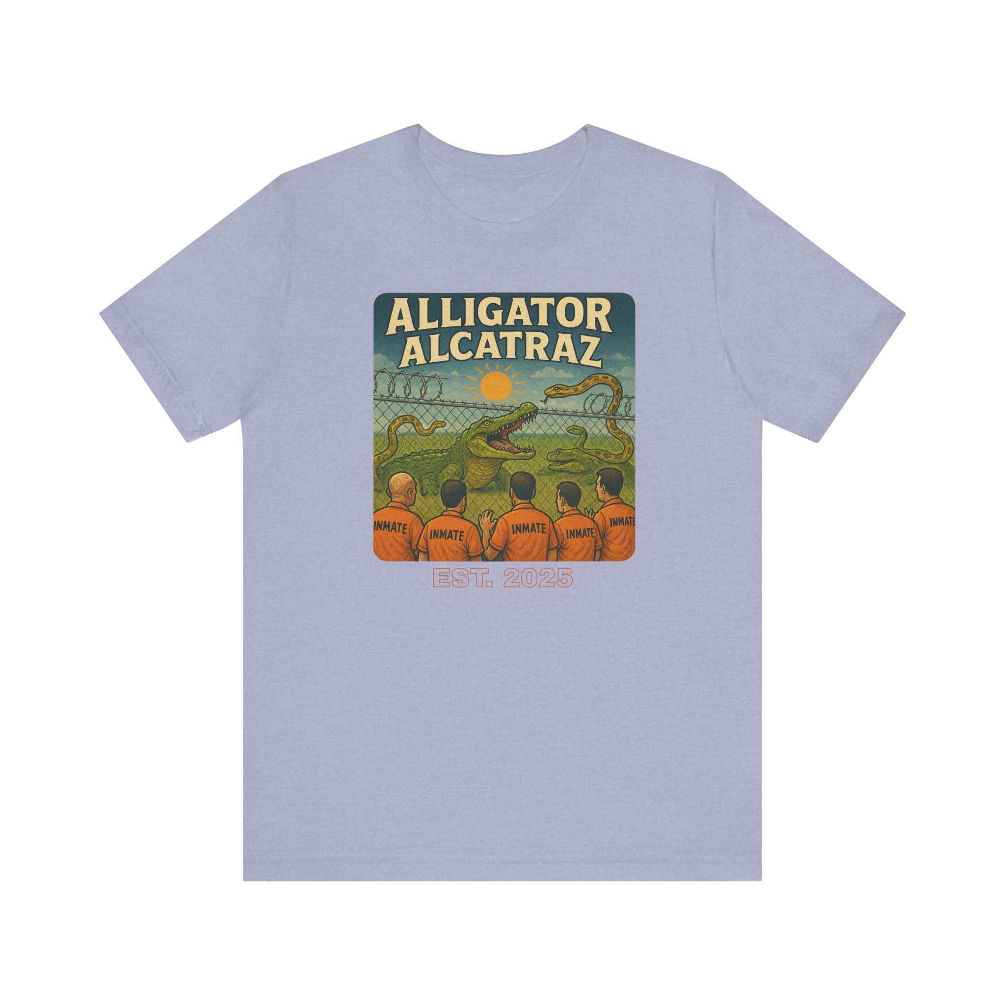 Vintage Alligator Alcatraz Tee: Fun Graphic Tee