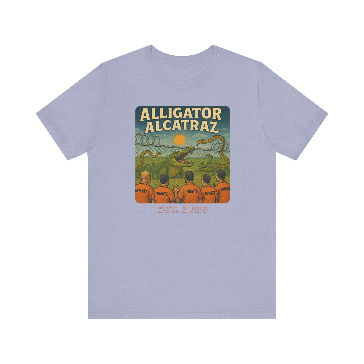 Vintage Alligator Alcatraz Tee: Fun Graphic Tee