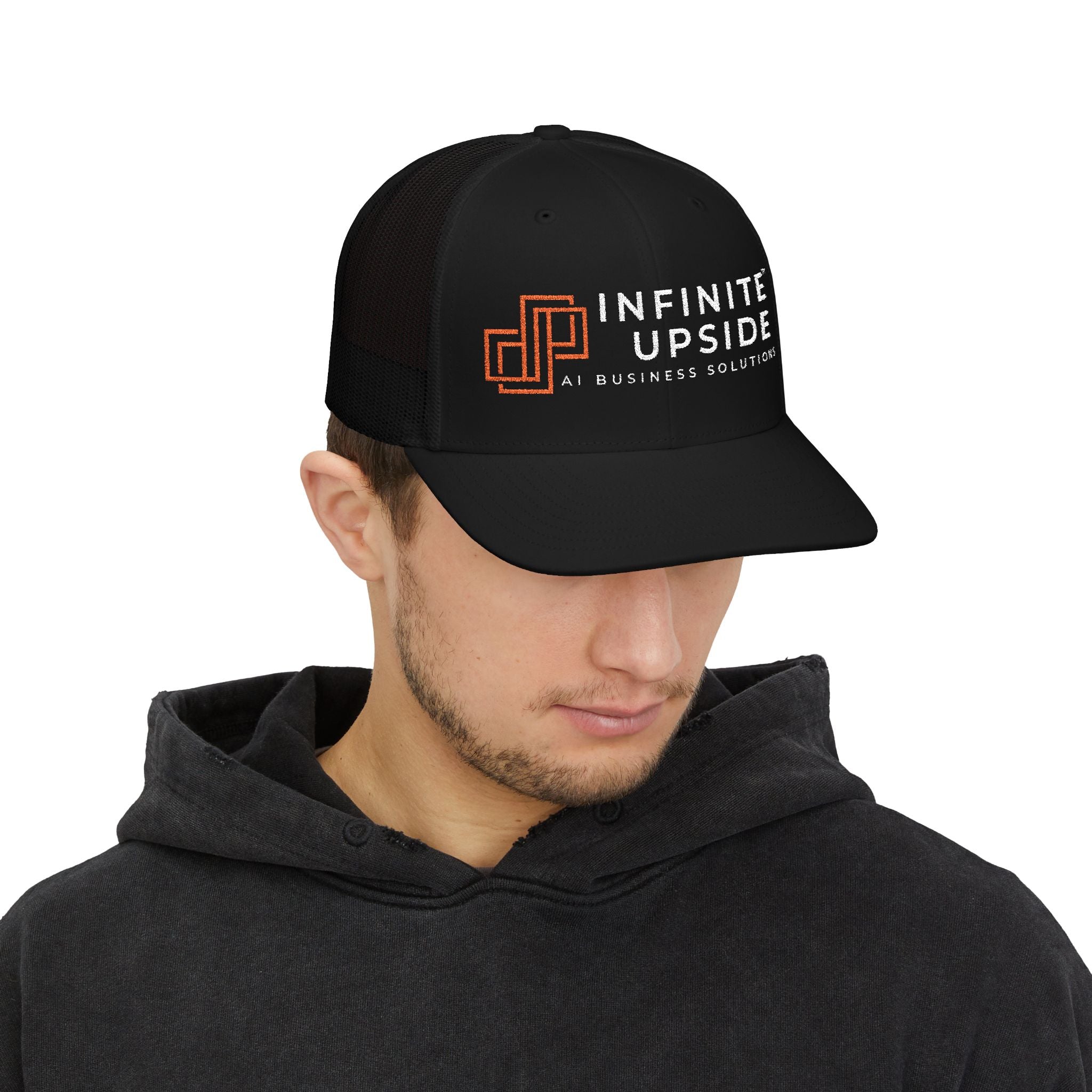 Infinite Upside™ Trucker Cap — Branded Snapback Hat for Team & Events