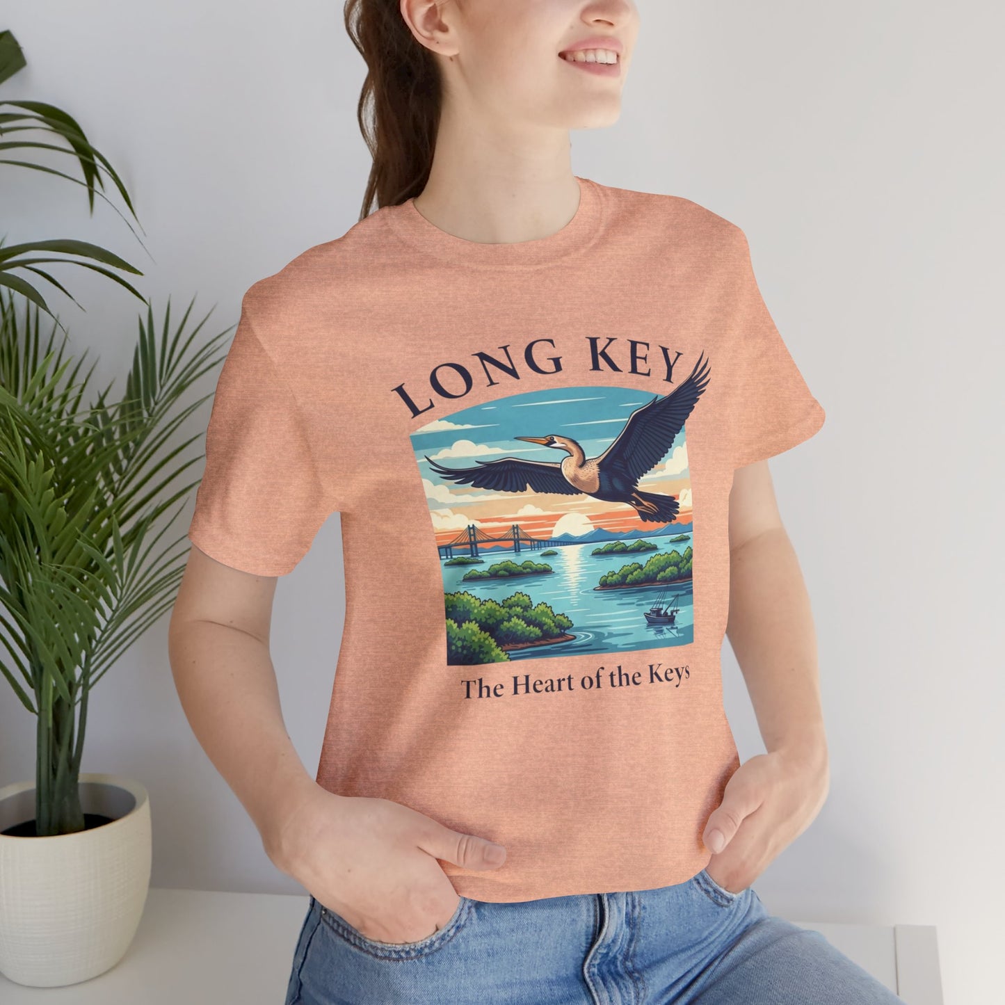 FLORIDA KEYS COLLECTION Long Key Graphic Tee - Casual Wear, Travel Souvenir