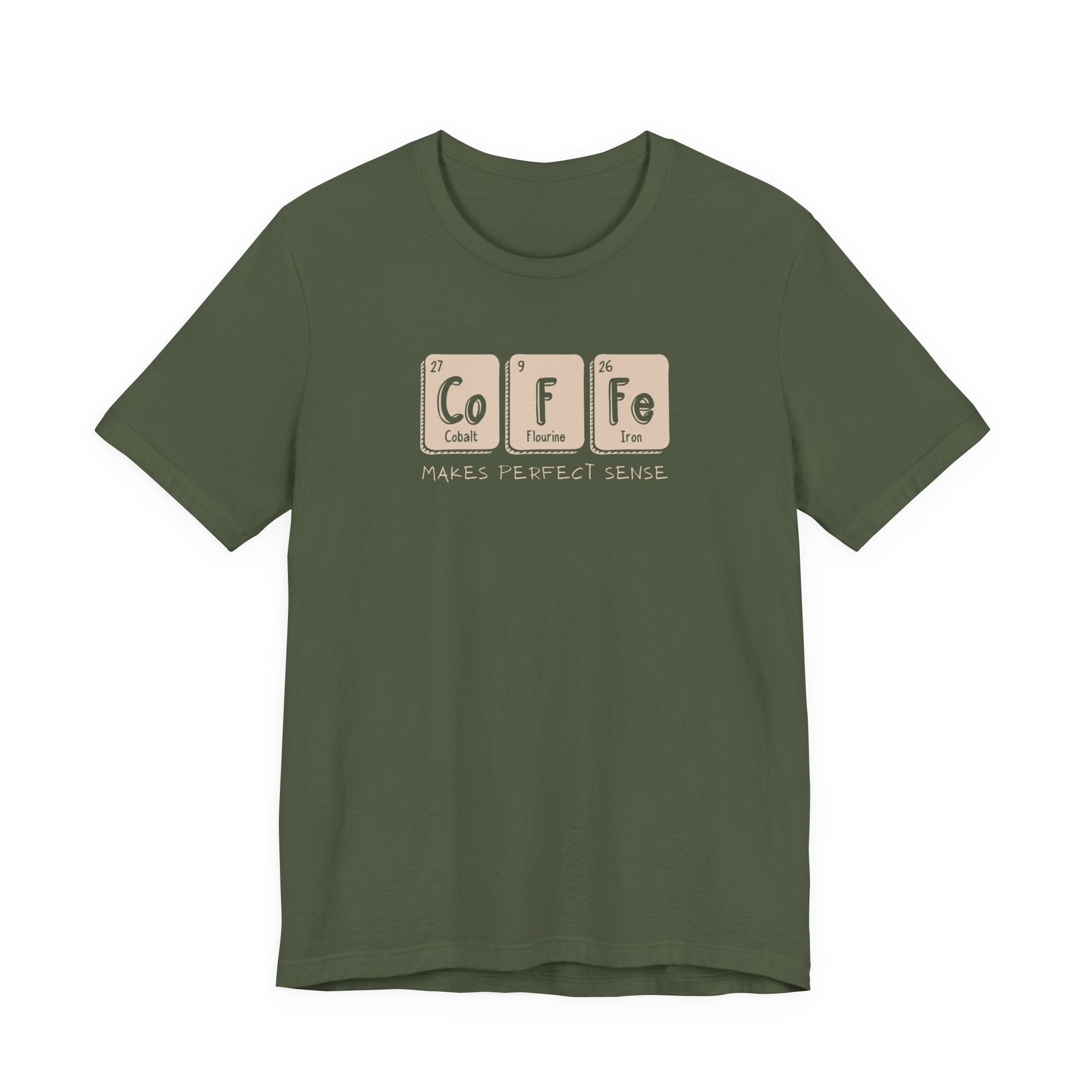 Coffee Makes Perfect Sense Unisex Tee - Fun Coffee Lover Shirt