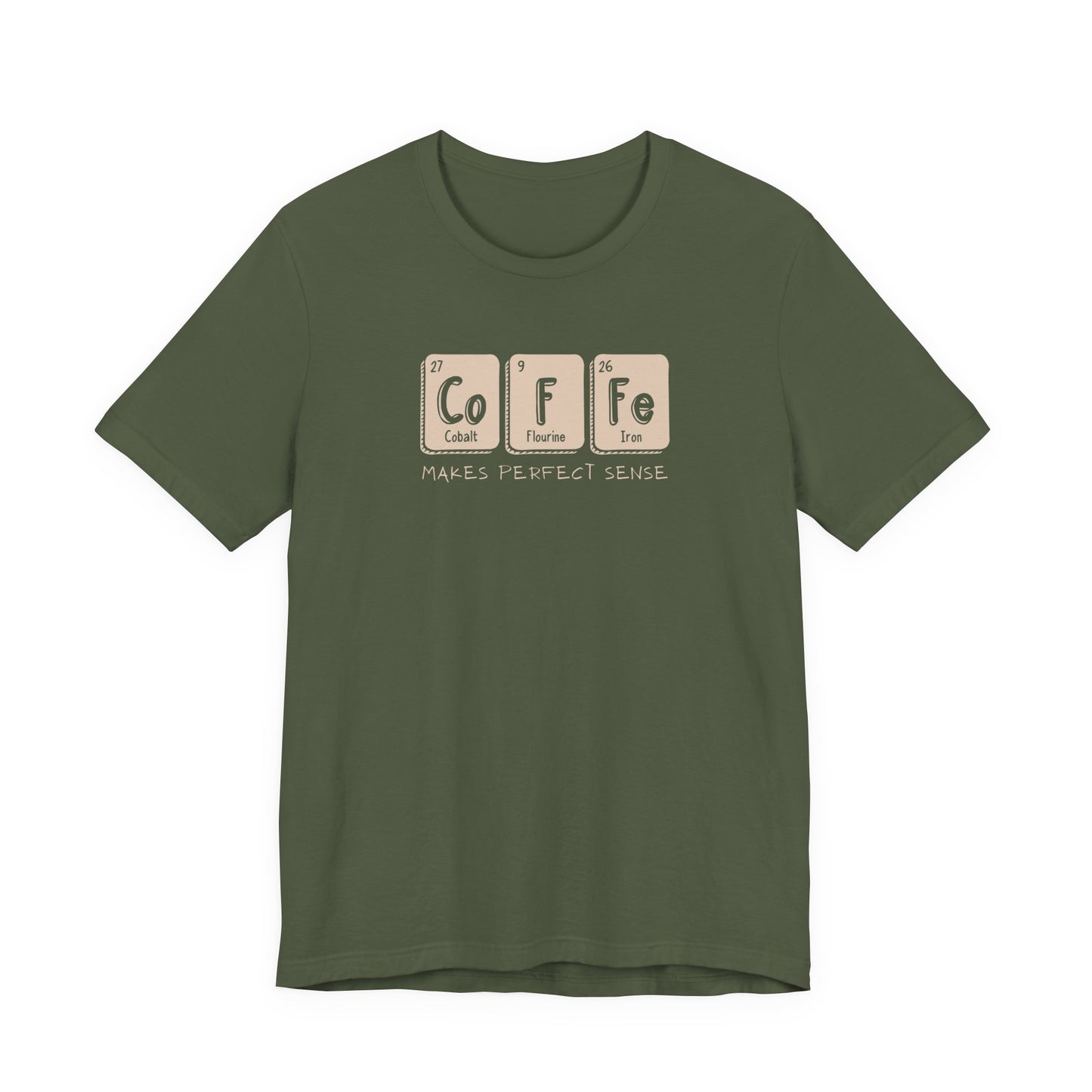 Coffee Makes Perfect Sense Unisex Tee - Fun Coffee Lover Shirt