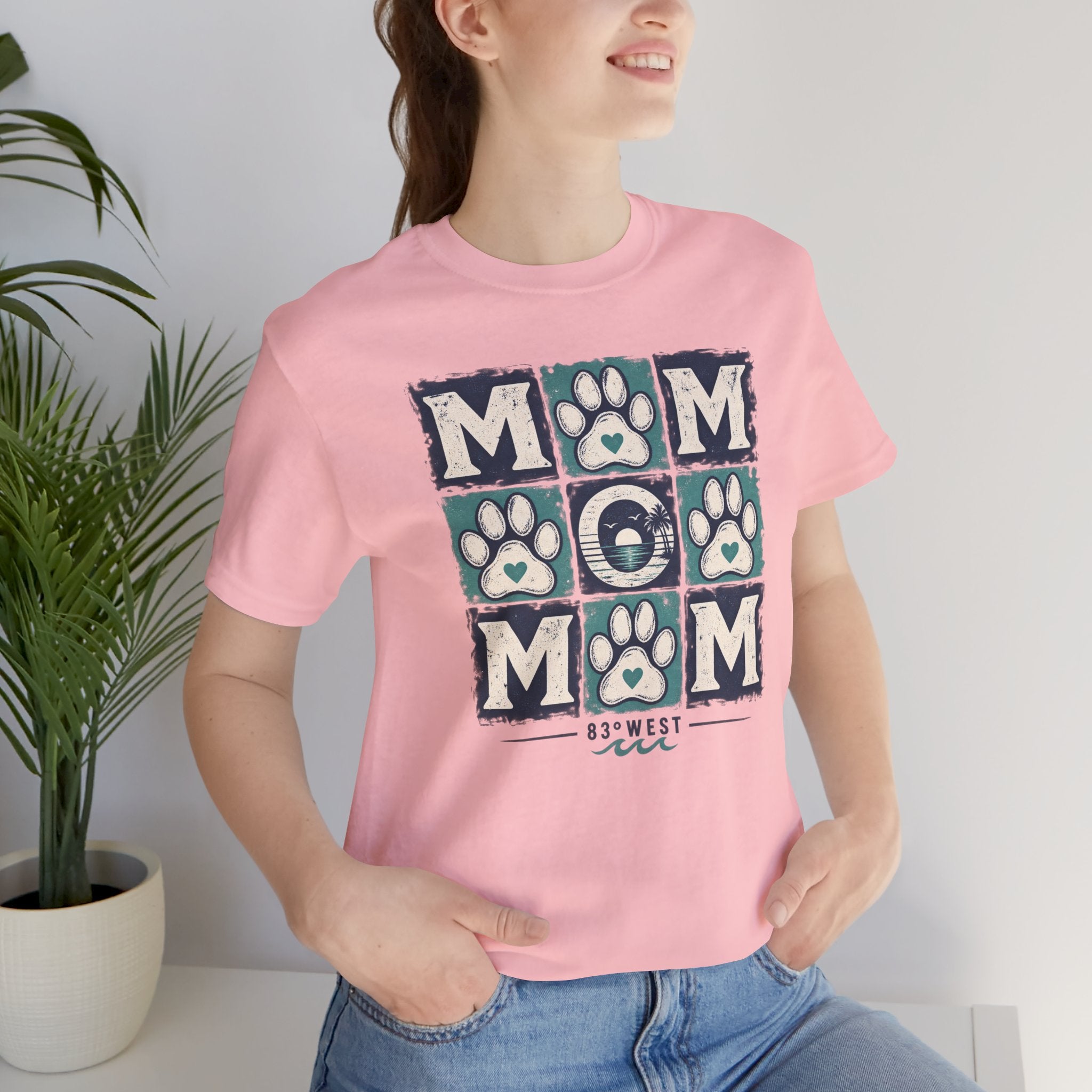Dog Mom T-Shirt – Dogs and Sunsets Go Together for Dog Moms