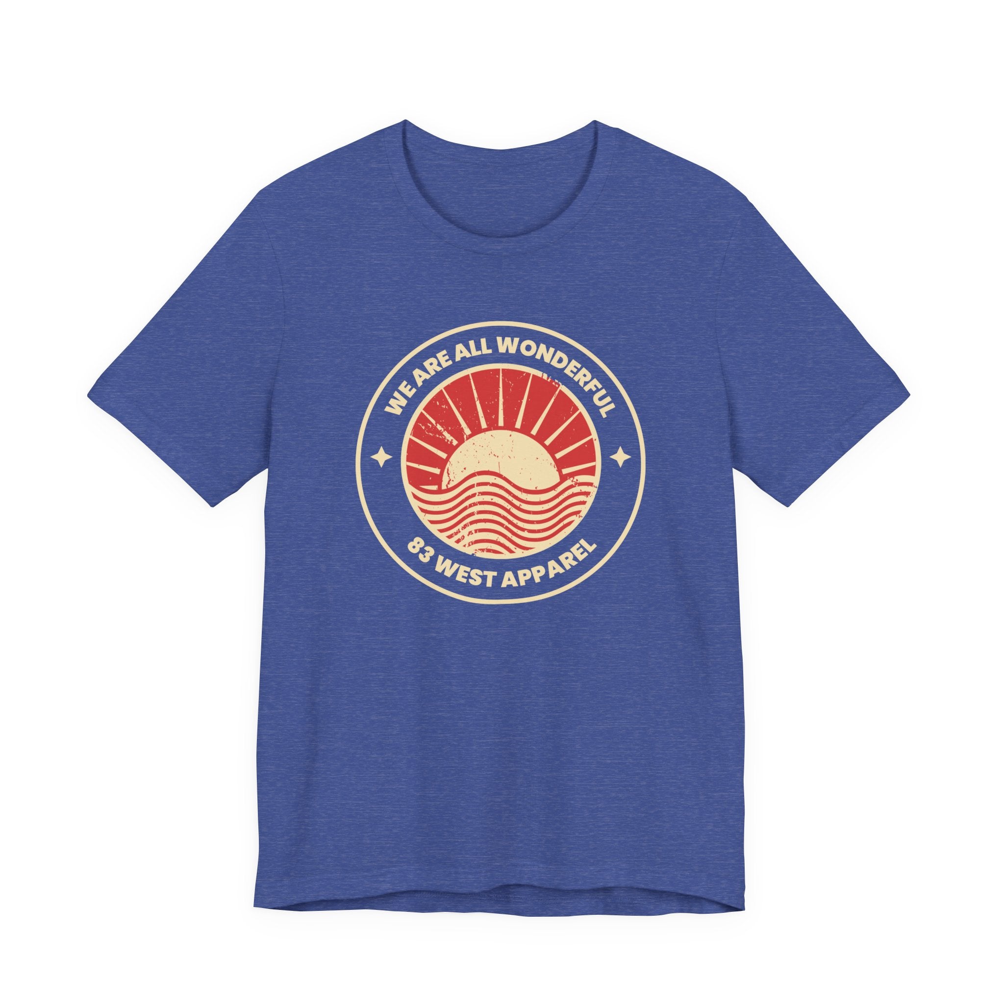 Inspirational Unisex Jersey Short Sleeve Tee - 'We Are All Wonderful'