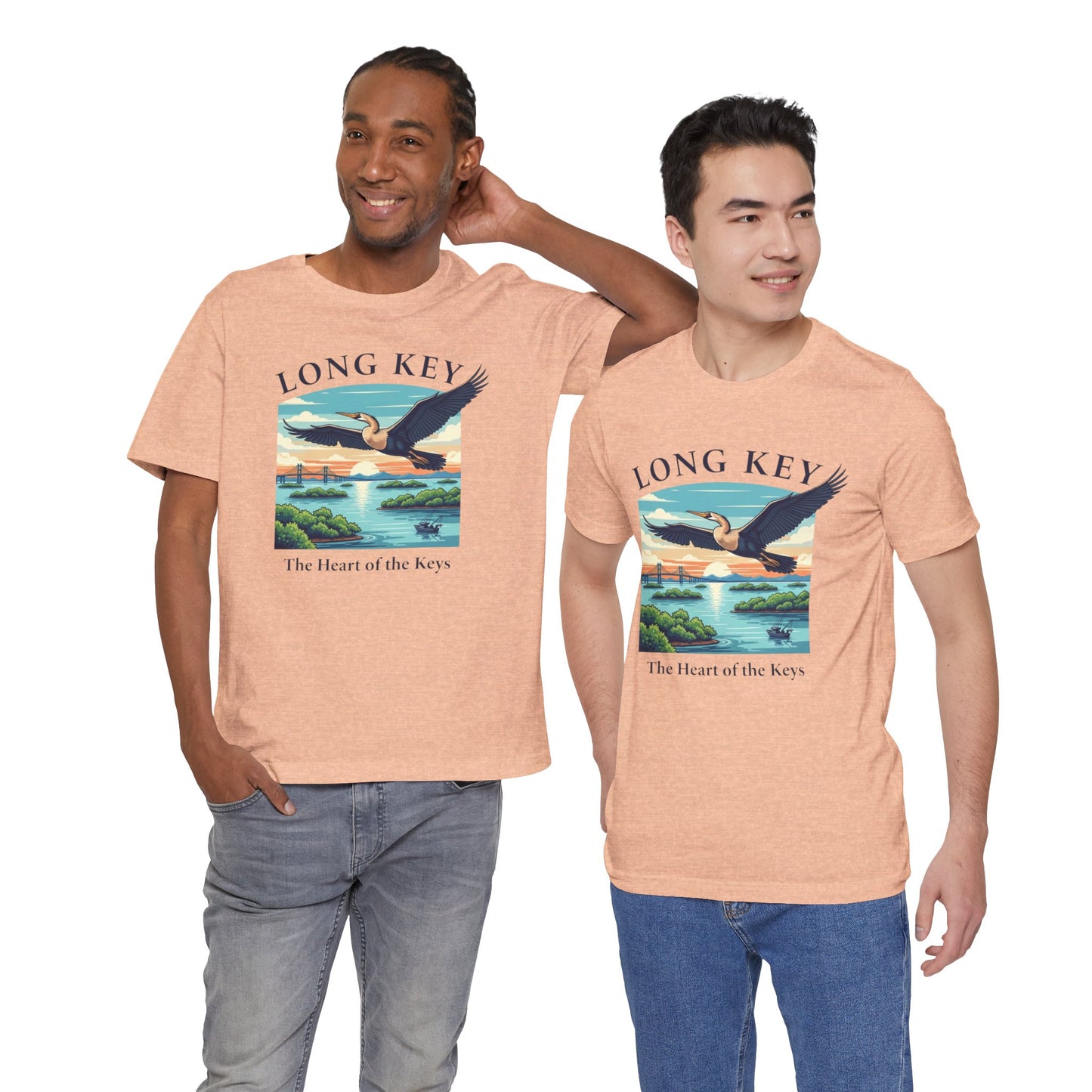 FLORIDA KEYS COLLECTION Long Key Graphic Tee - Casual Wear, Travel Souvenir