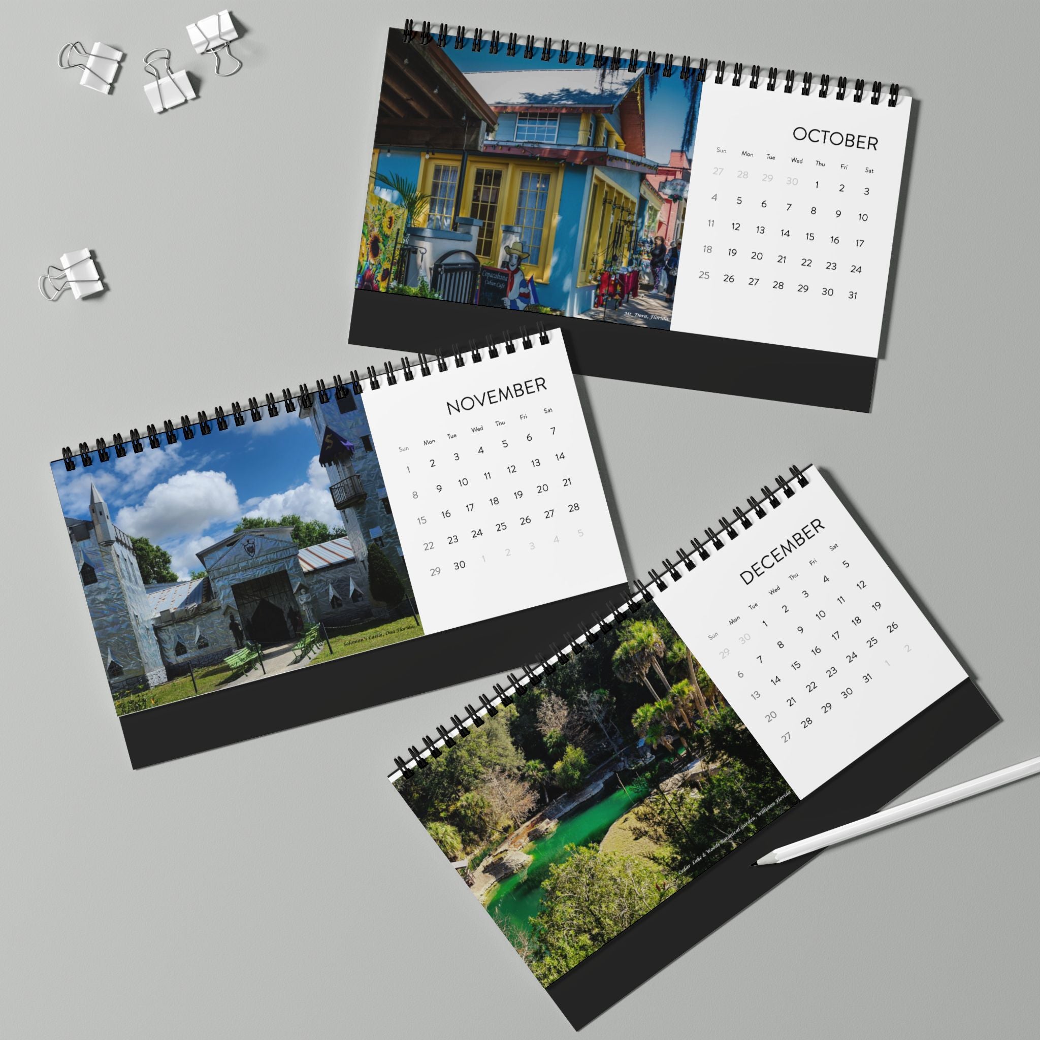 2026 CORE Florida West Coast Desktop Calendar — Ryde Memories & Adventures