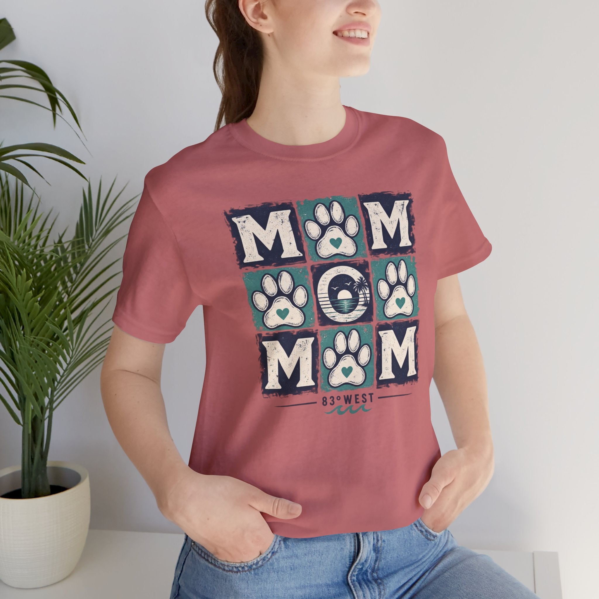 Dog Mom T-Shirt – Dogs and Sunsets Go Together for Dog Moms
