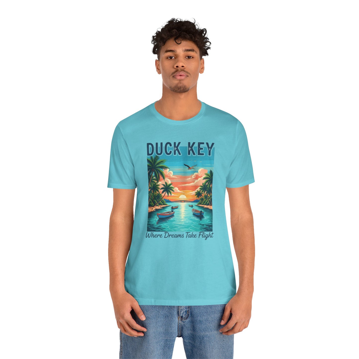 FLORIDA KEYS COLLECTION Duck Key Dreamscape Unisex Tee - Beach Vibes Shirt, Vacation T-Shirt