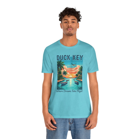 FLORIDA KEYS COLLECTION Duck Key Dreamscape Unisex Tee - Beach Vibes Shirt, Vacation T-Shirt