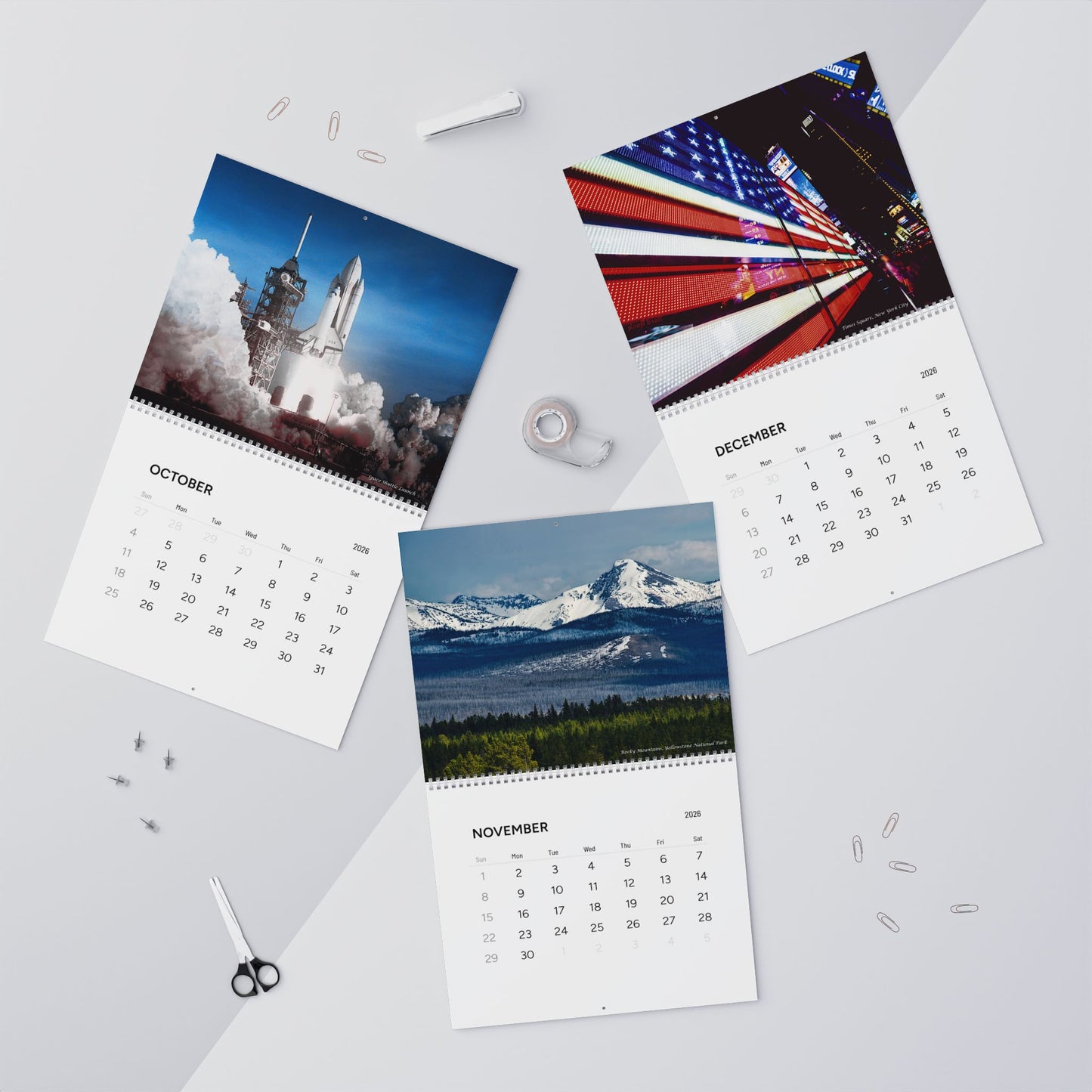 2026 Wall Calendar – USA 250th Anniversary Edition