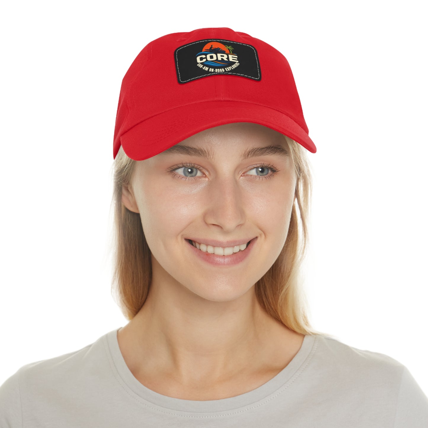 Core with Leather Patch, Casual Cap