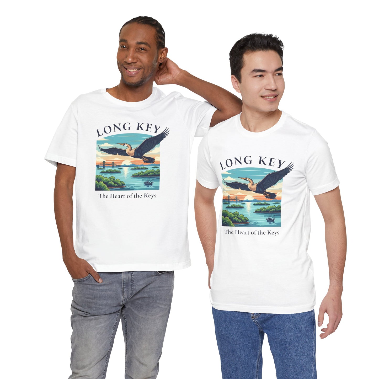 FLORIDA KEYS COLLECTION Long Key Graphic Tee - Casual Wear, Travel Souvenir