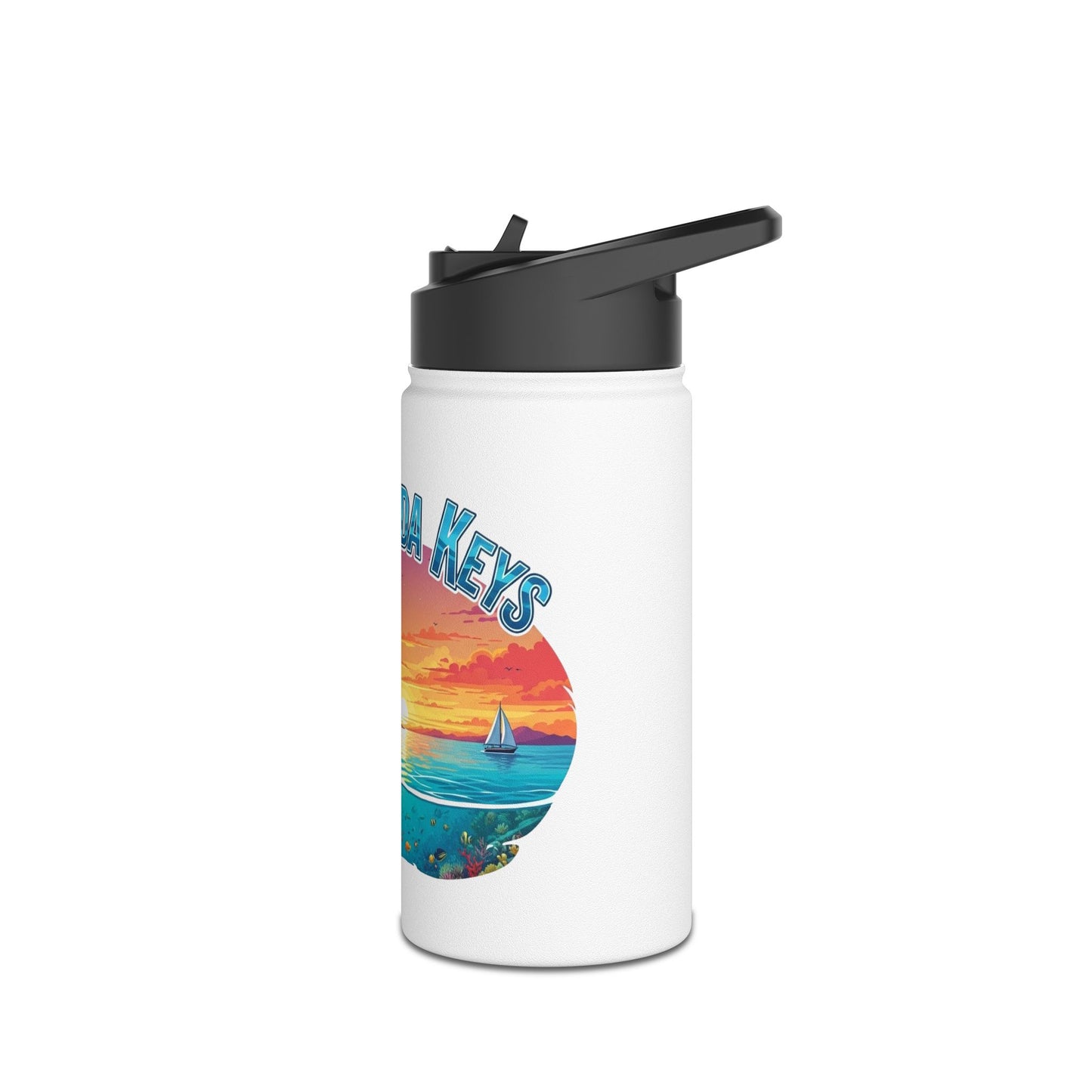 Florida Keys Water Bottle, Florida Vibes for Hydration, Eco-Friendly Travel Mug