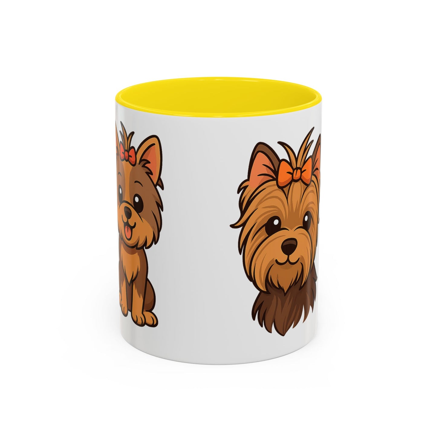 Cute Yorkshire Terrier Accent Coffee Mug - Pet Lover Gift