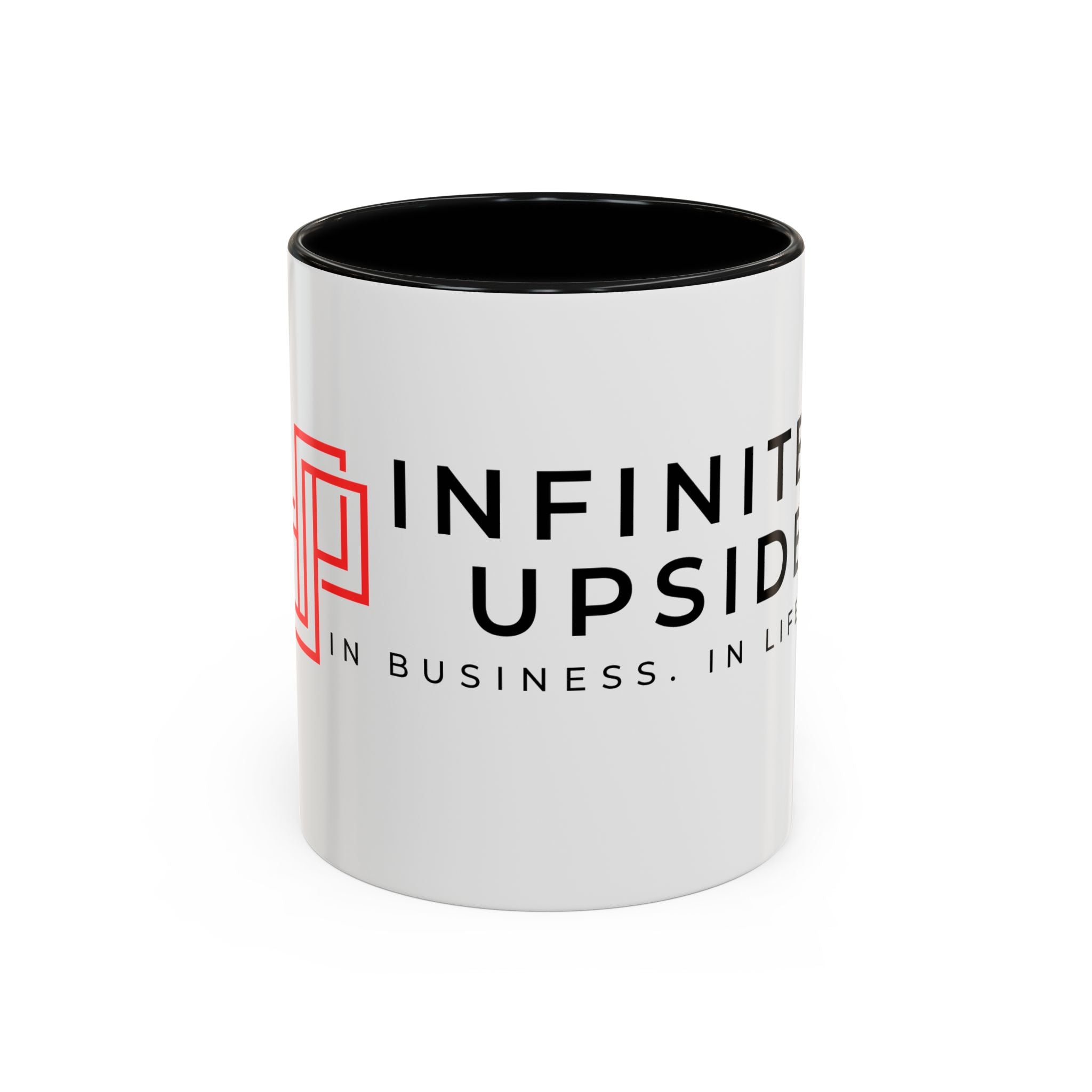 Infinity Upside™ Branded Accent Coffee Mug – Logo Coffee Cup (11/15oz)