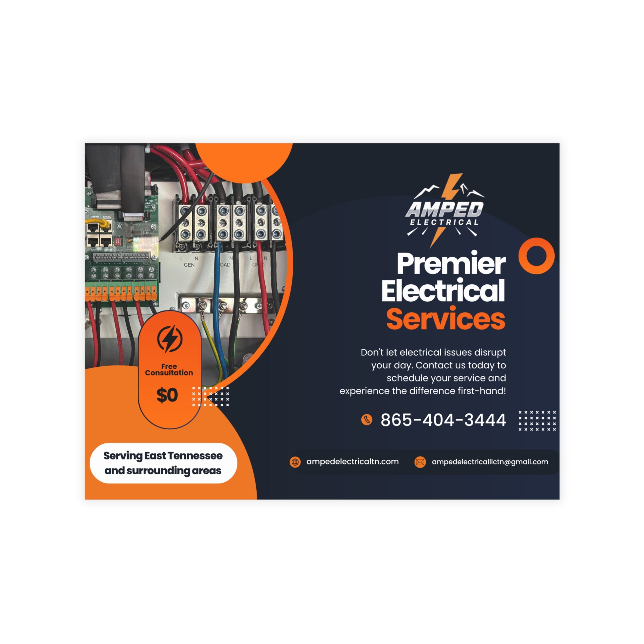 AMPED ELECTRICAL Postcard Bundle Set, Perfect for Business Promotions