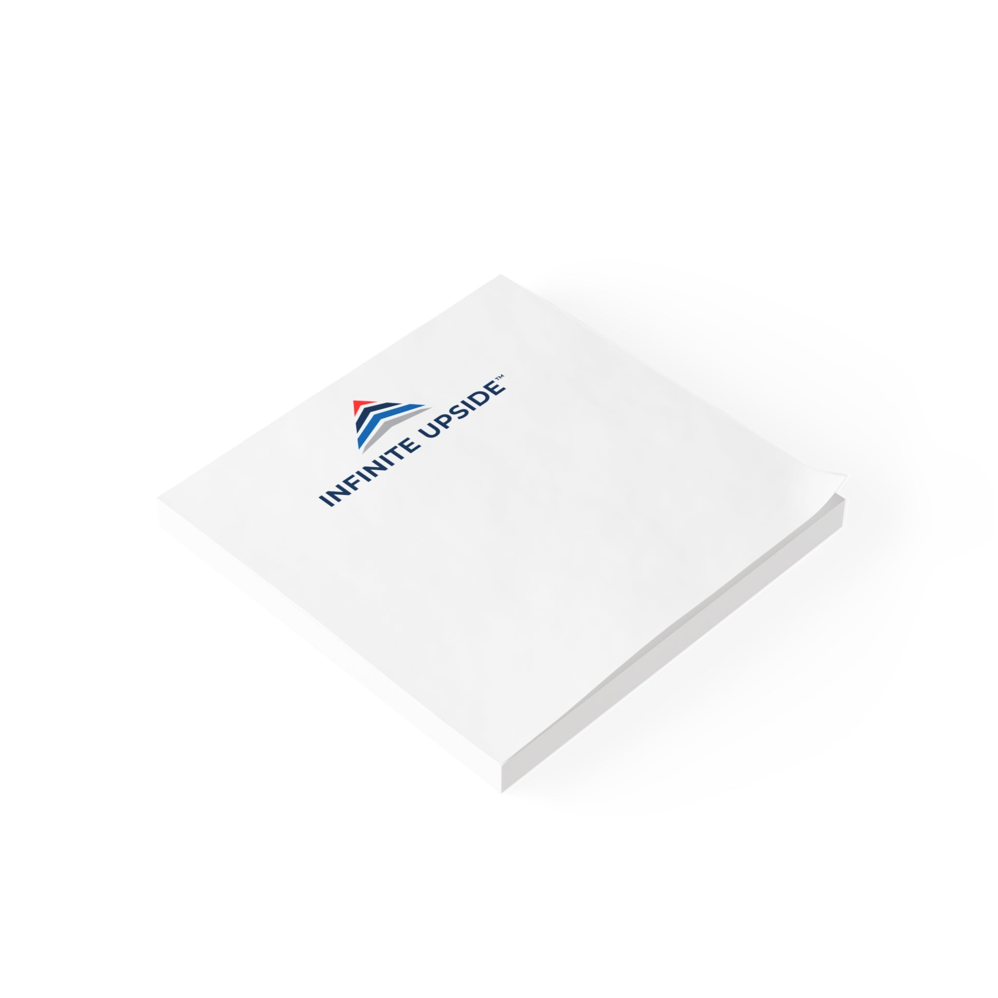 Infinite Upside™ Branded Post-It Note Pads — Corporate Logo Sticky Notes