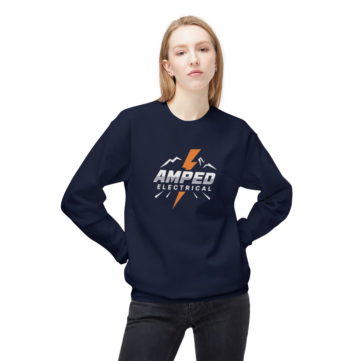AMPED ELECTRICAL COLLECTION | Electrician Crewneck Sweatshirt