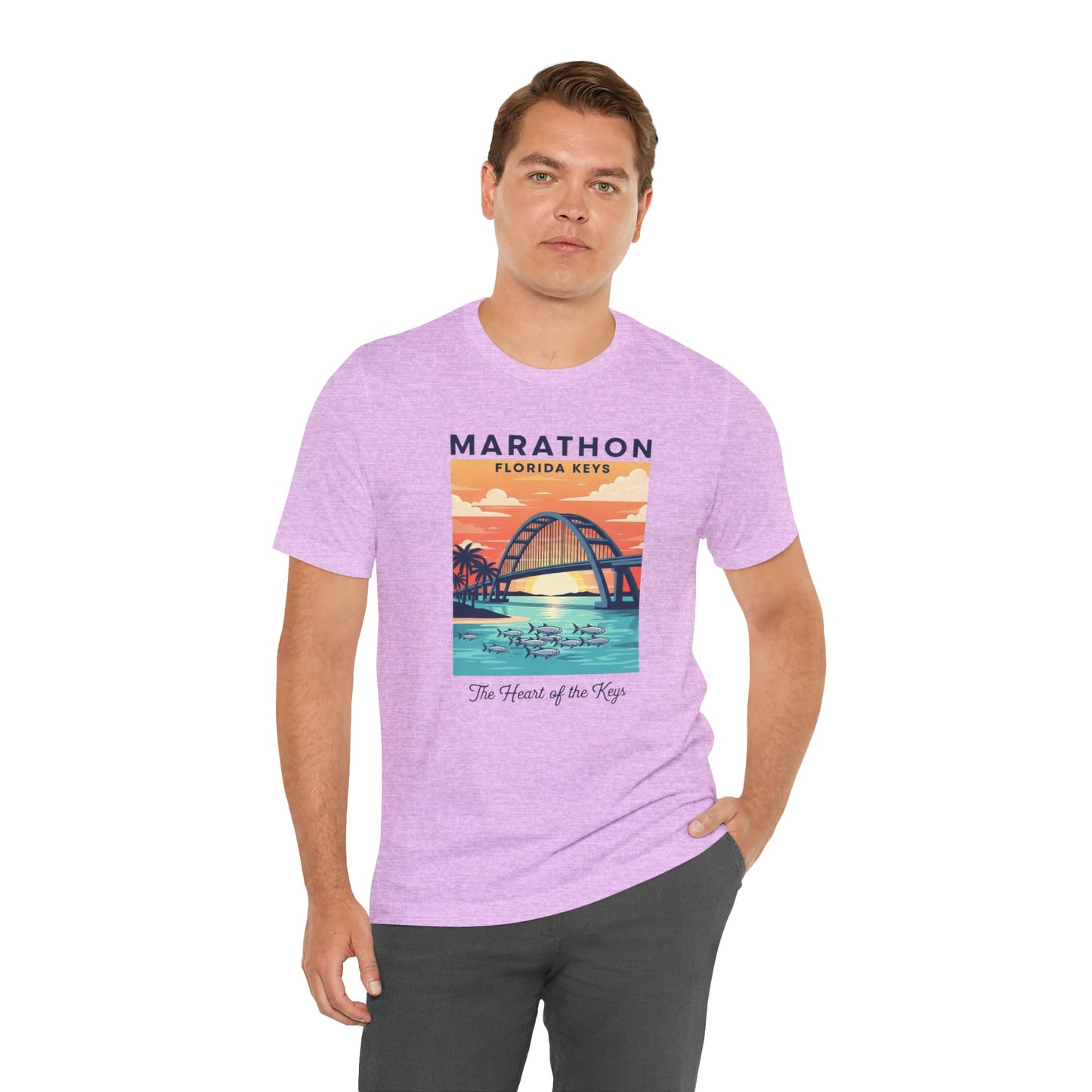 FLORIDA KEYS COLLECTION Florida Keys Marathon Tee, Vintage Beach Shirt, Summer Travel Tee, Vacation Gift, Unisex Graphic T-Shirt