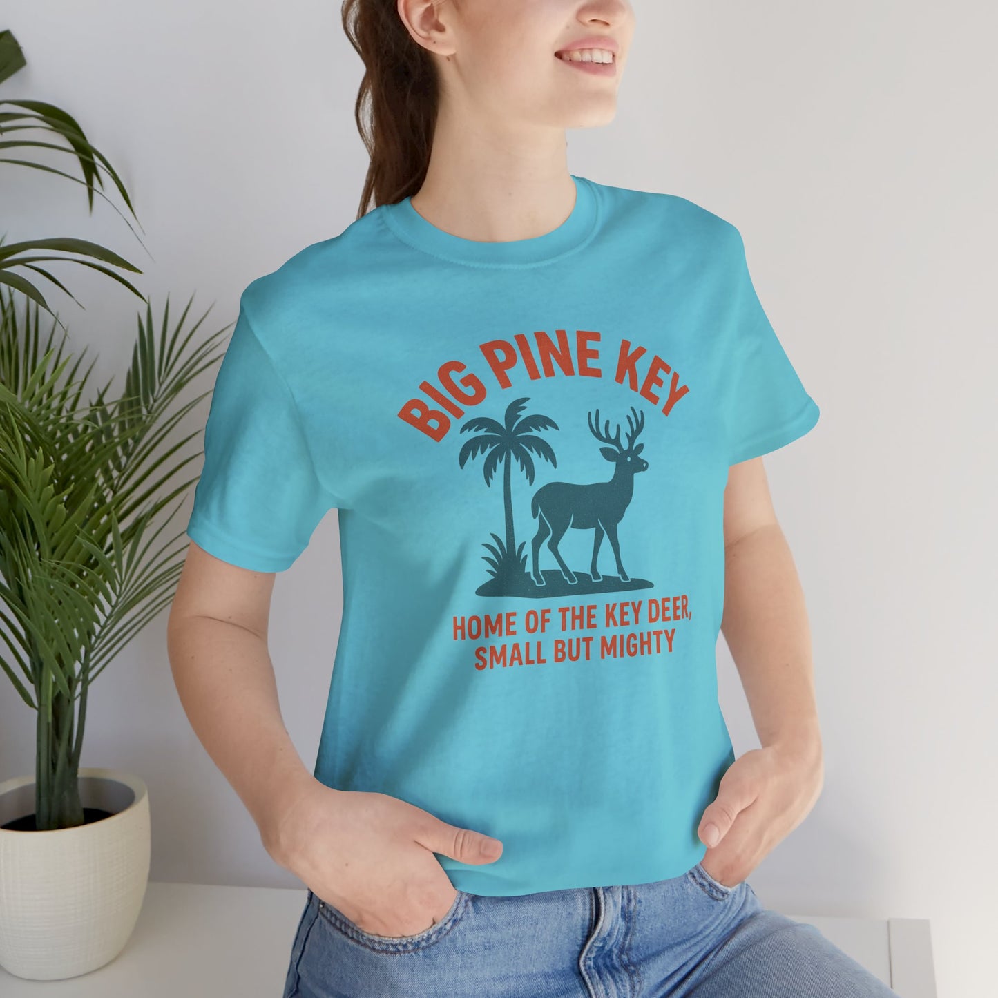 FLORIDA KEYS COLLECTION Big Pine Key Unisex Tee – Home of the Key Deer, Relaxed Fit Casual Shirt
