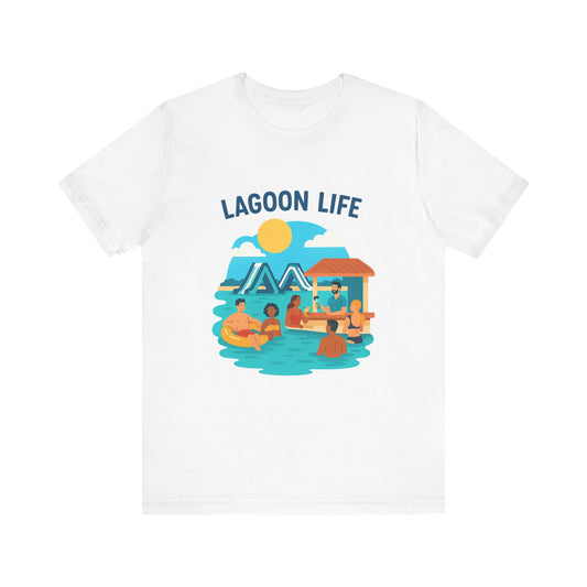 Lagoon Life Tee, Relaxed Vibe Shirt for Summer, Vacation Wardrobe Essential