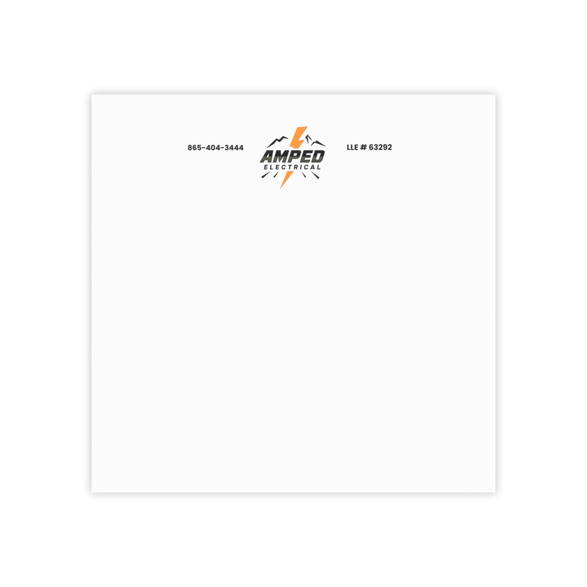 AMPED ELECTRICAL Post-it® Note Pads | Personalized Stationery, Office Supplies