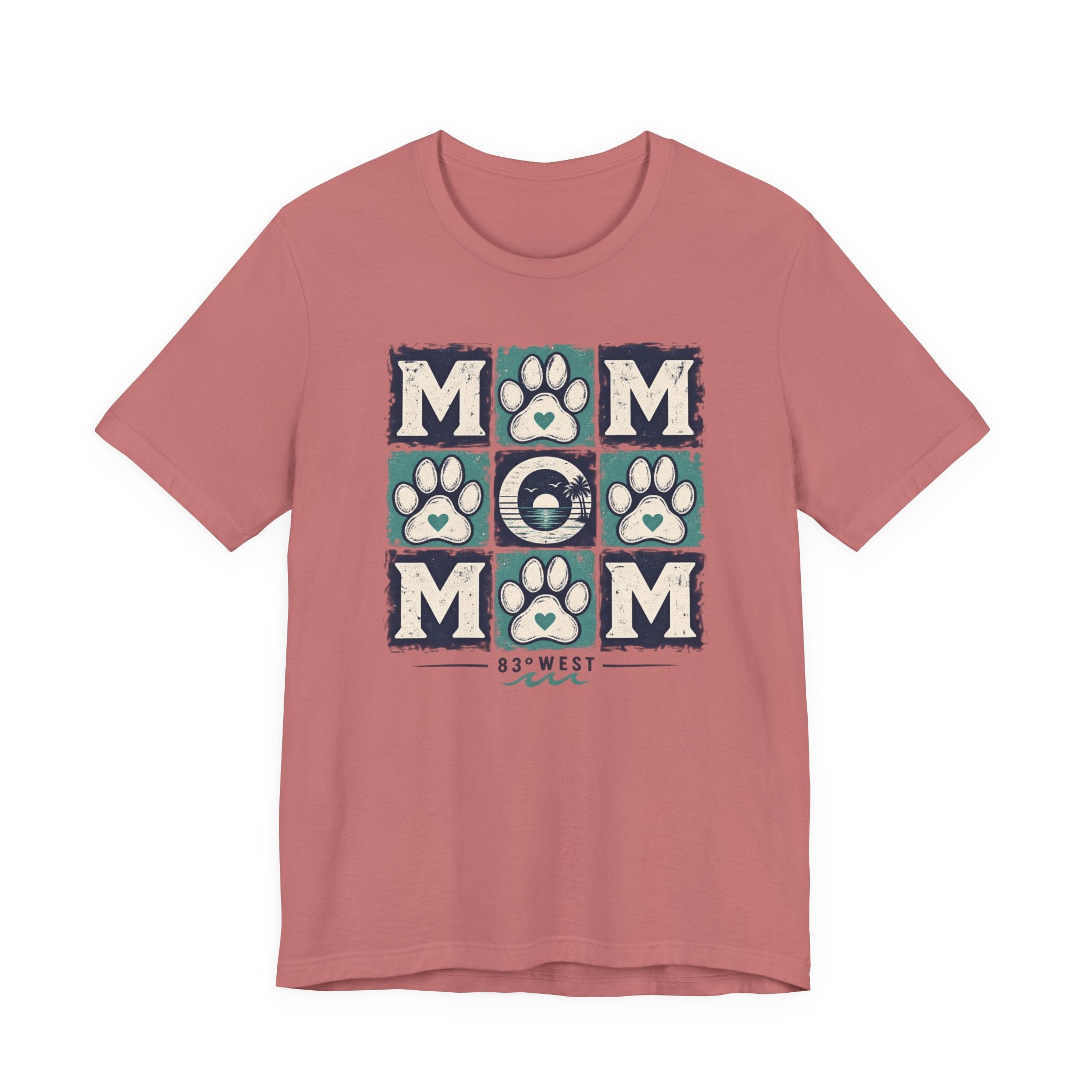 Dog Mom T-Shirt – Dogs and Sunsets Go Together for Dog Moms