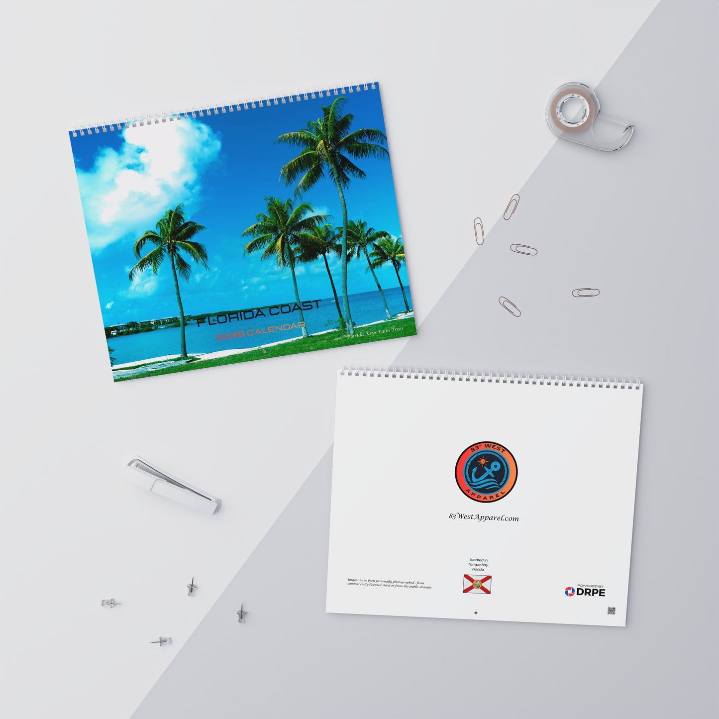 2026 Wall Calendar – Florida Coast