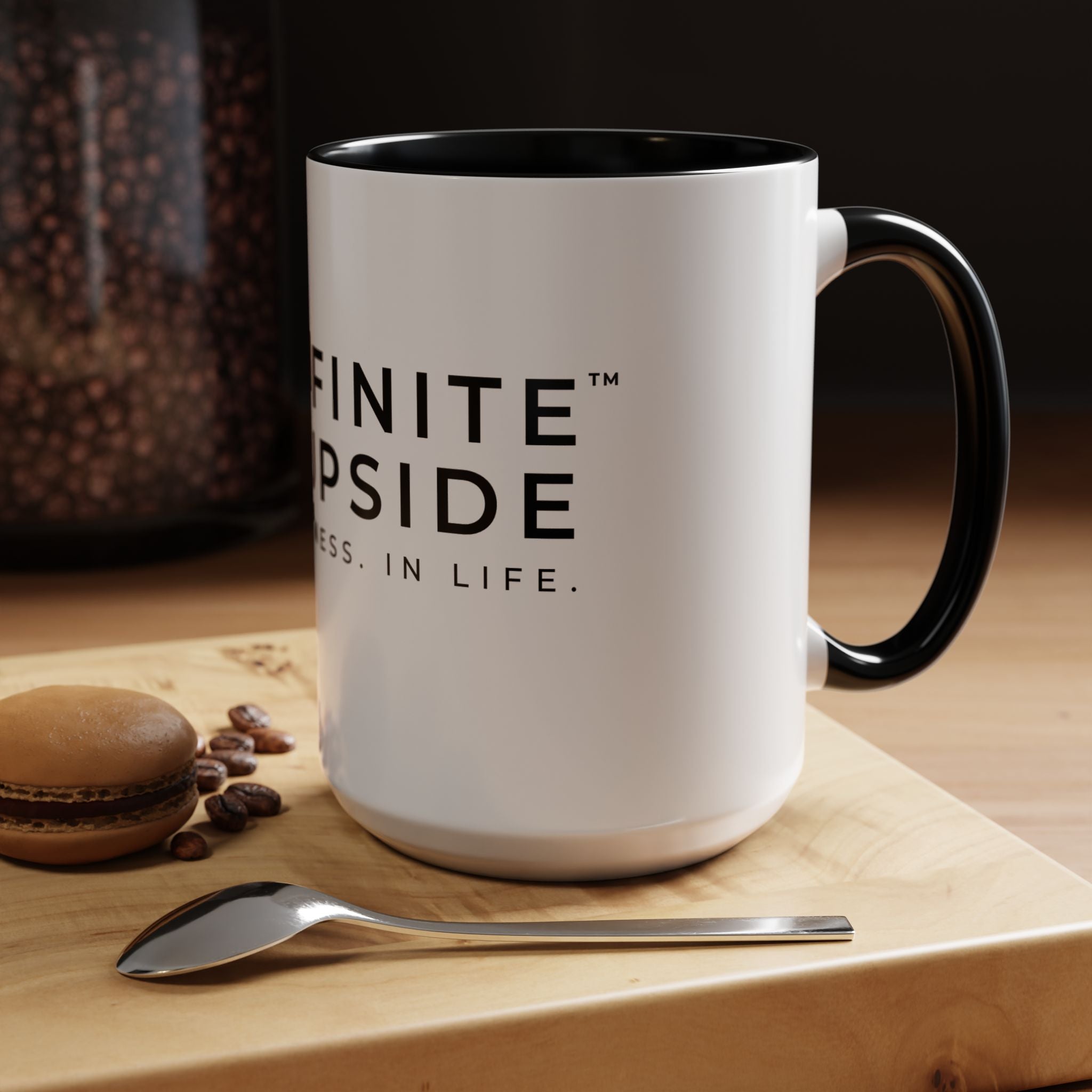 Infinity Upside™ Branded Accent Coffee Mug – Logo Coffee Cup (11/15oz)