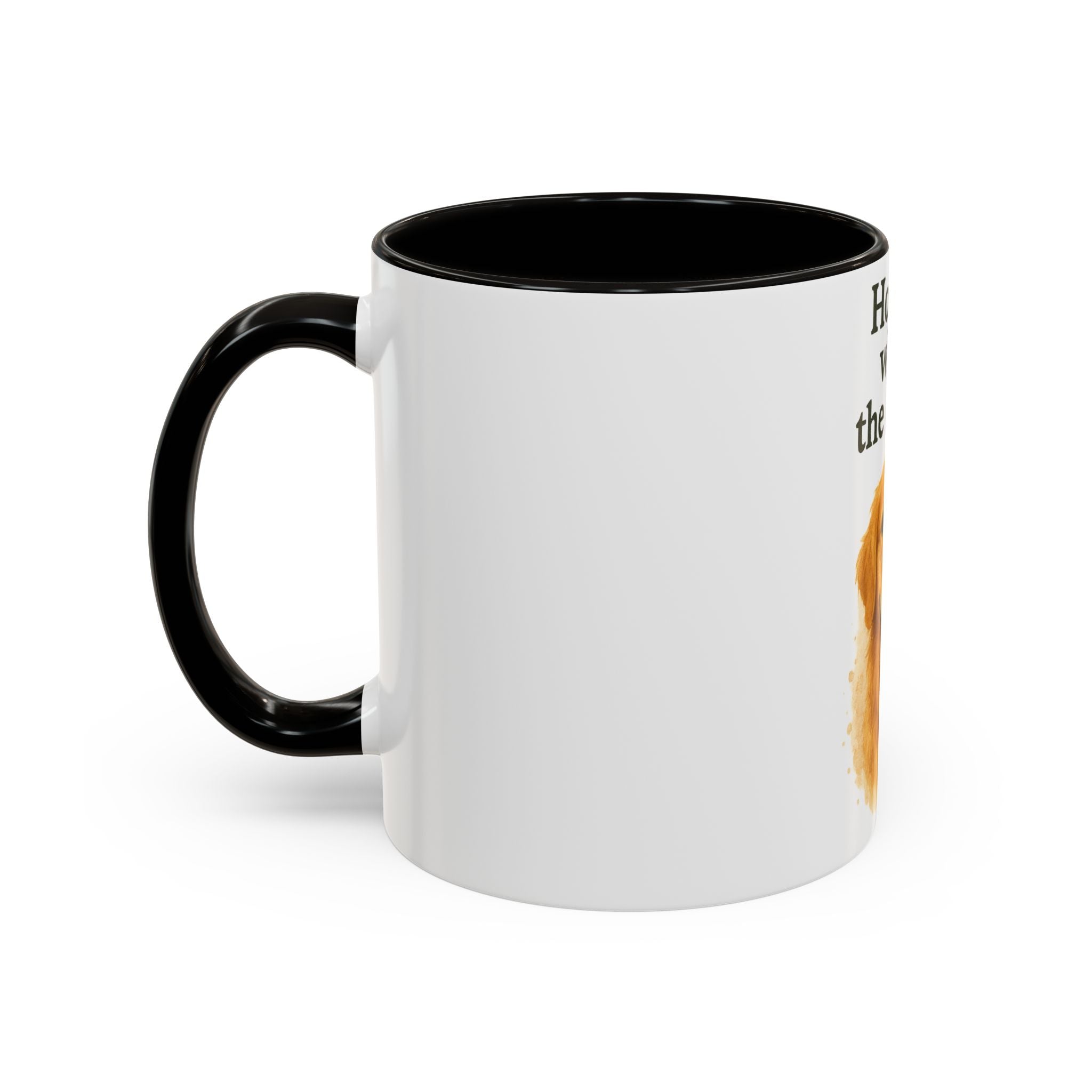Home Is Where The Dog Is Mug – Colorful Pet Lover’s Coffee Cup (11oz, 15oz)