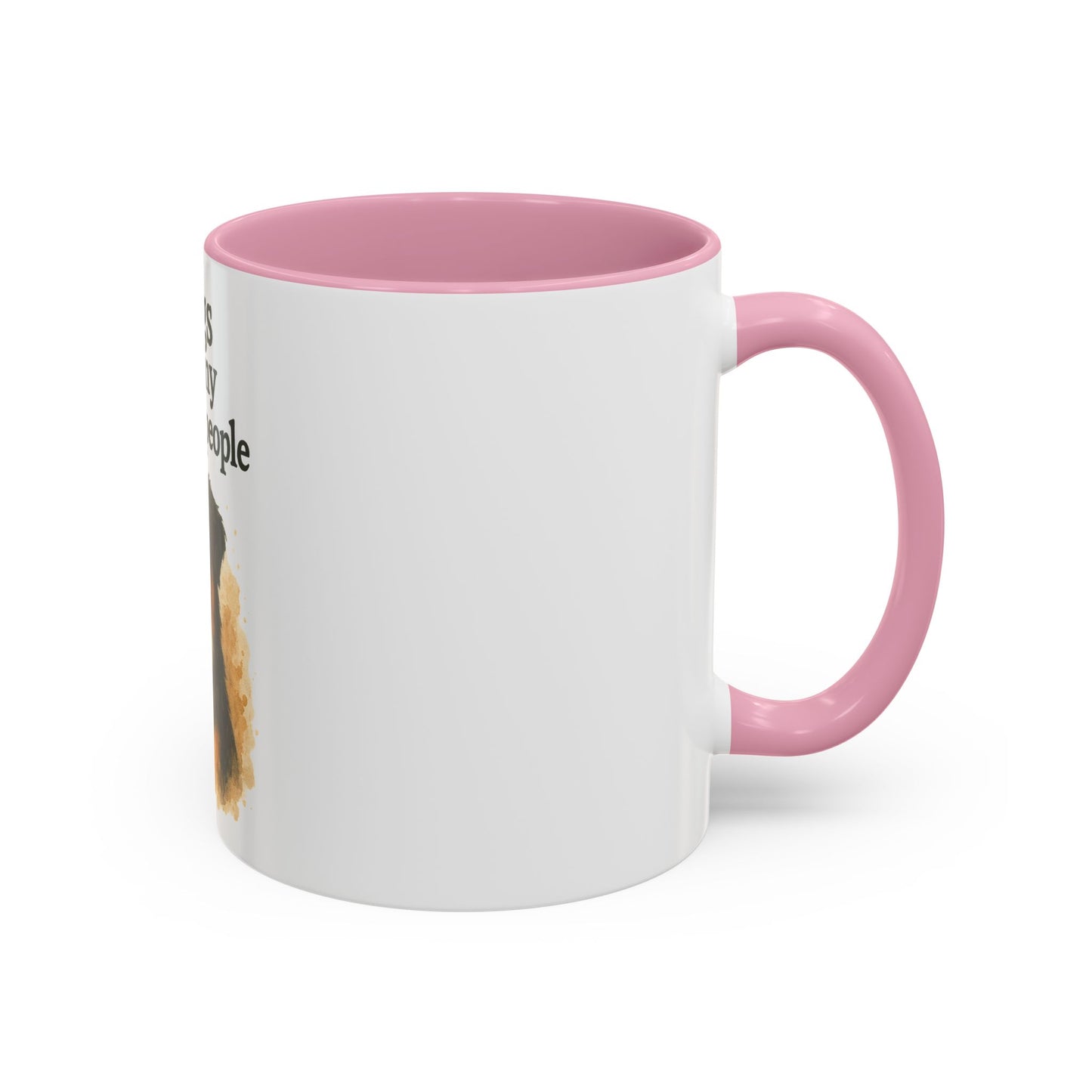 Dog Lovers Colorful Mug - "Dogs are my favorite people" - 11oz