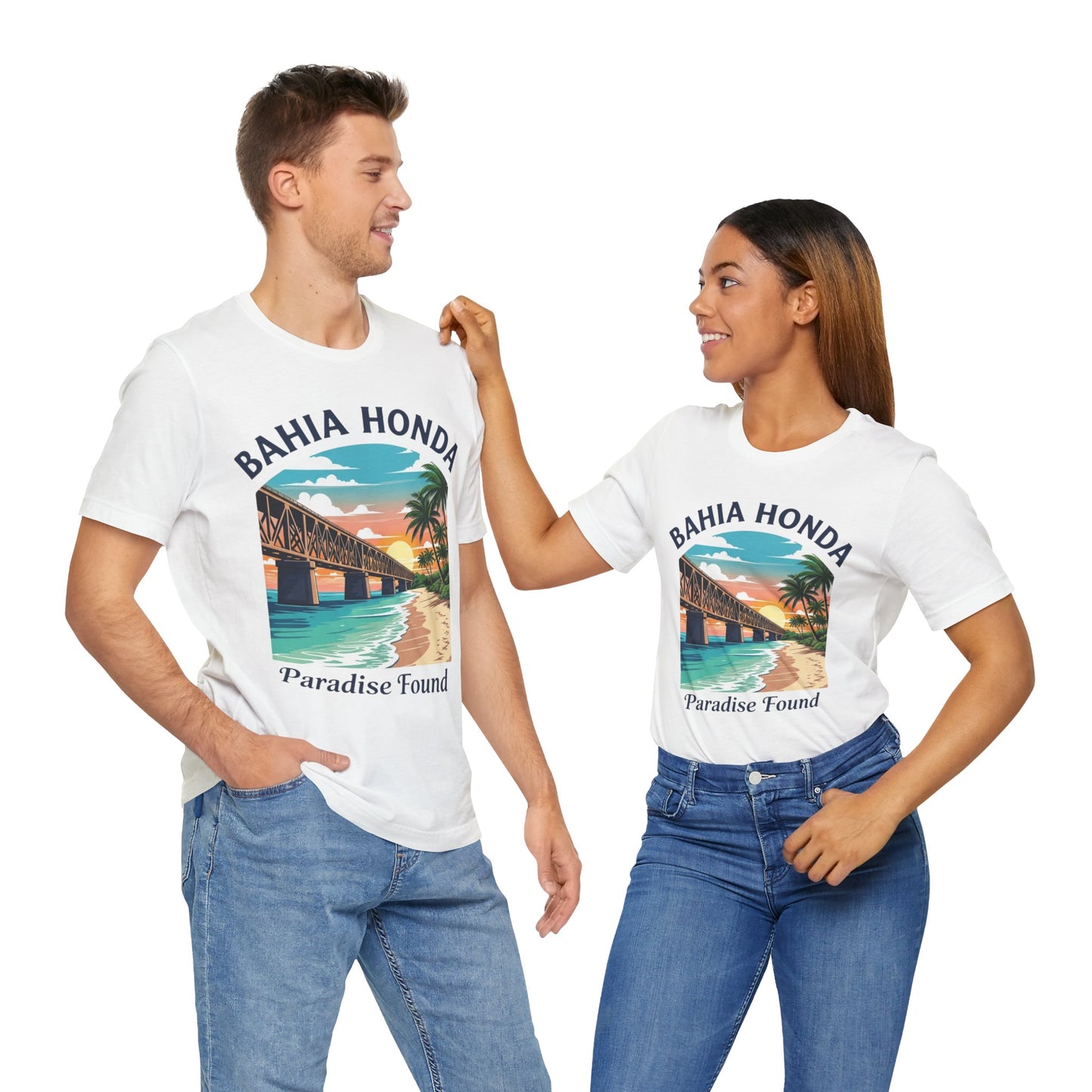 FLORIDA KEYS COLLECTION Bahia Honda Paradise Found Tee, Beach Vibes Shirt, Unisex Summer T-Shirt