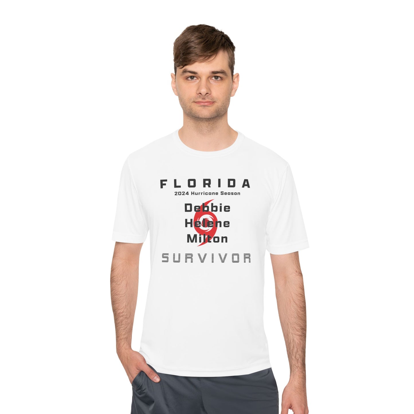 Florida 2024 Hurricane Season Unisex Moisture Wicking Tee