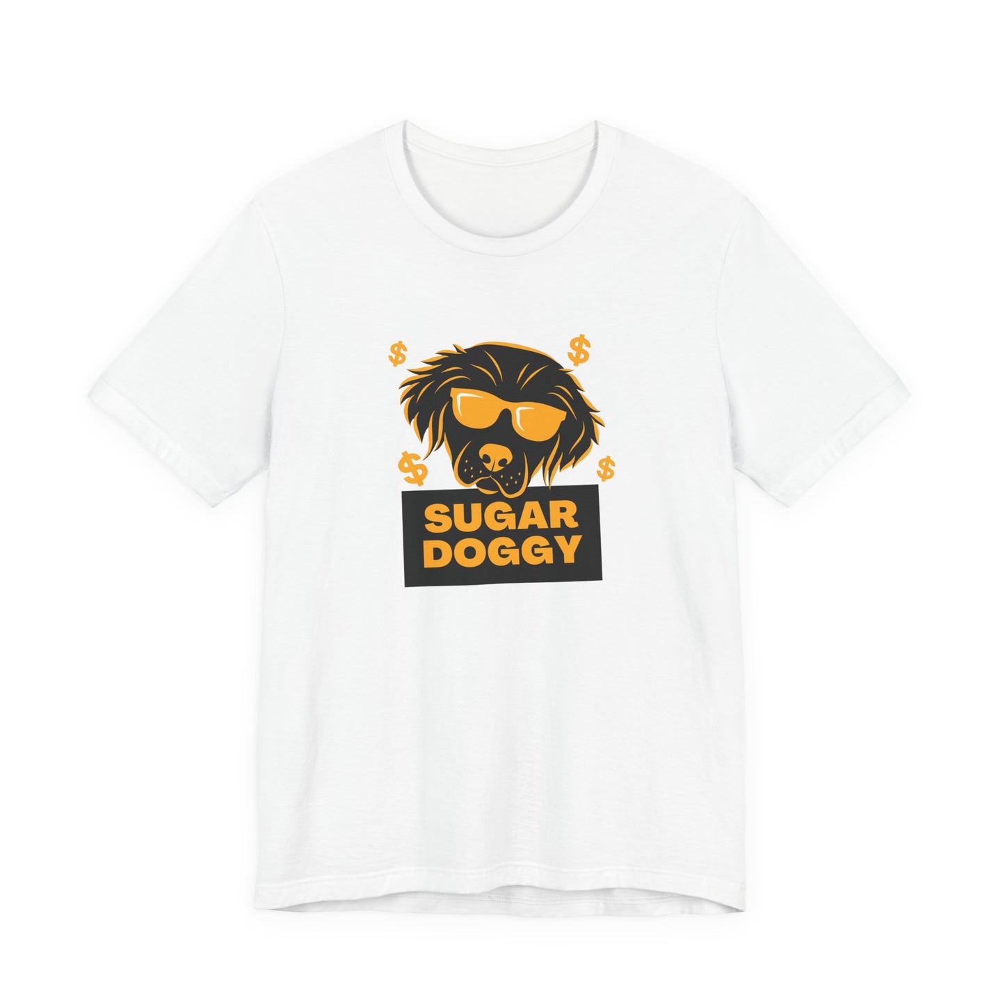 Cool Dog Graphic Tee - Sugar Doggy Unisex Jersey Short Sleeve T-Shirt
