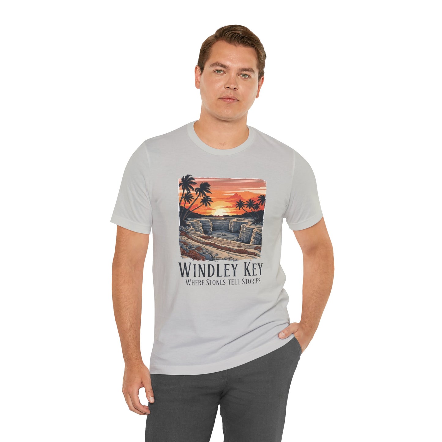 FLORIDA KEYS COLLECTION Windley Key Sunset Tee, Soft Cotton T-Shirt, Beach Vibes Shirt