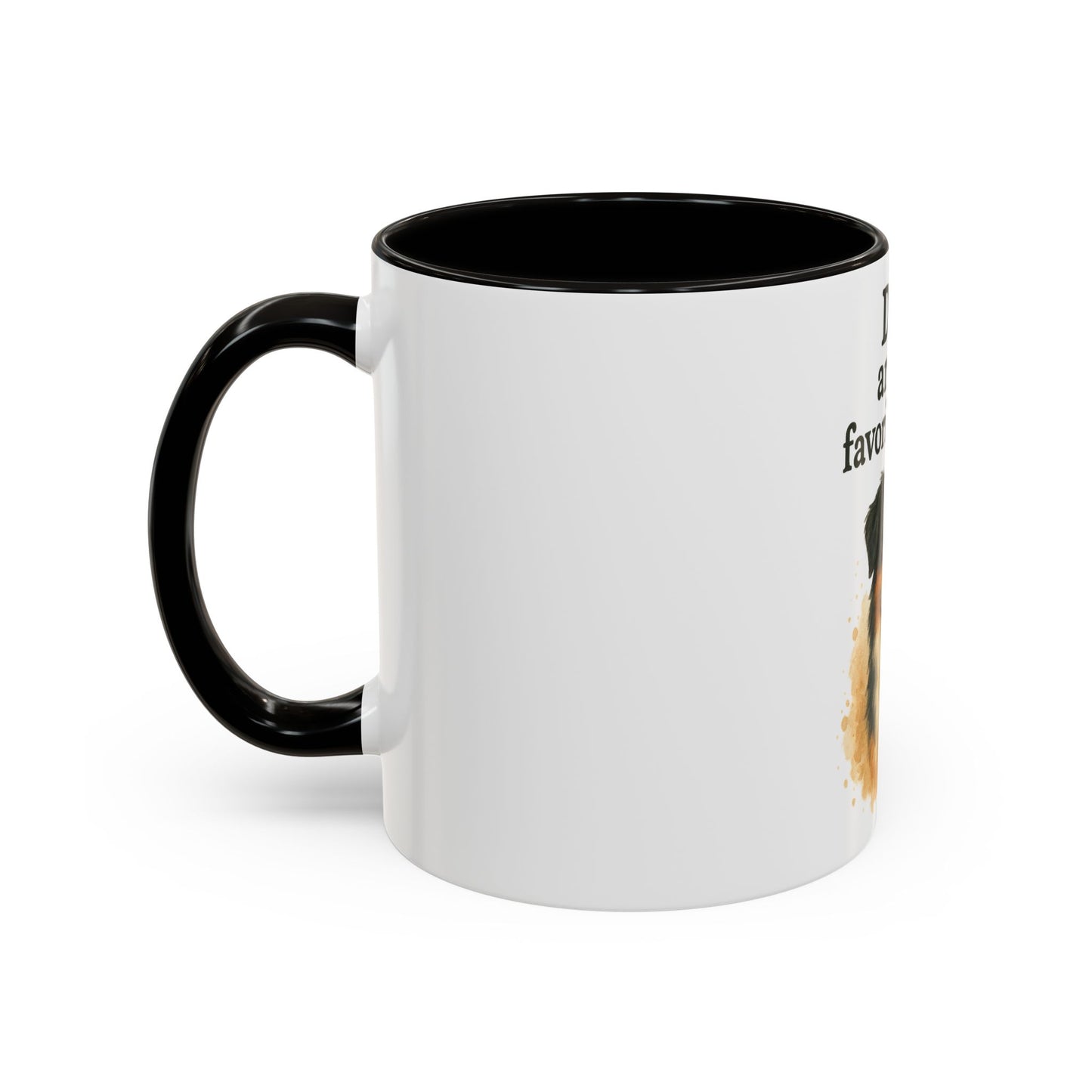 Dog Lovers Colorful Mug - "Dogs are my favorite people" - 11oz