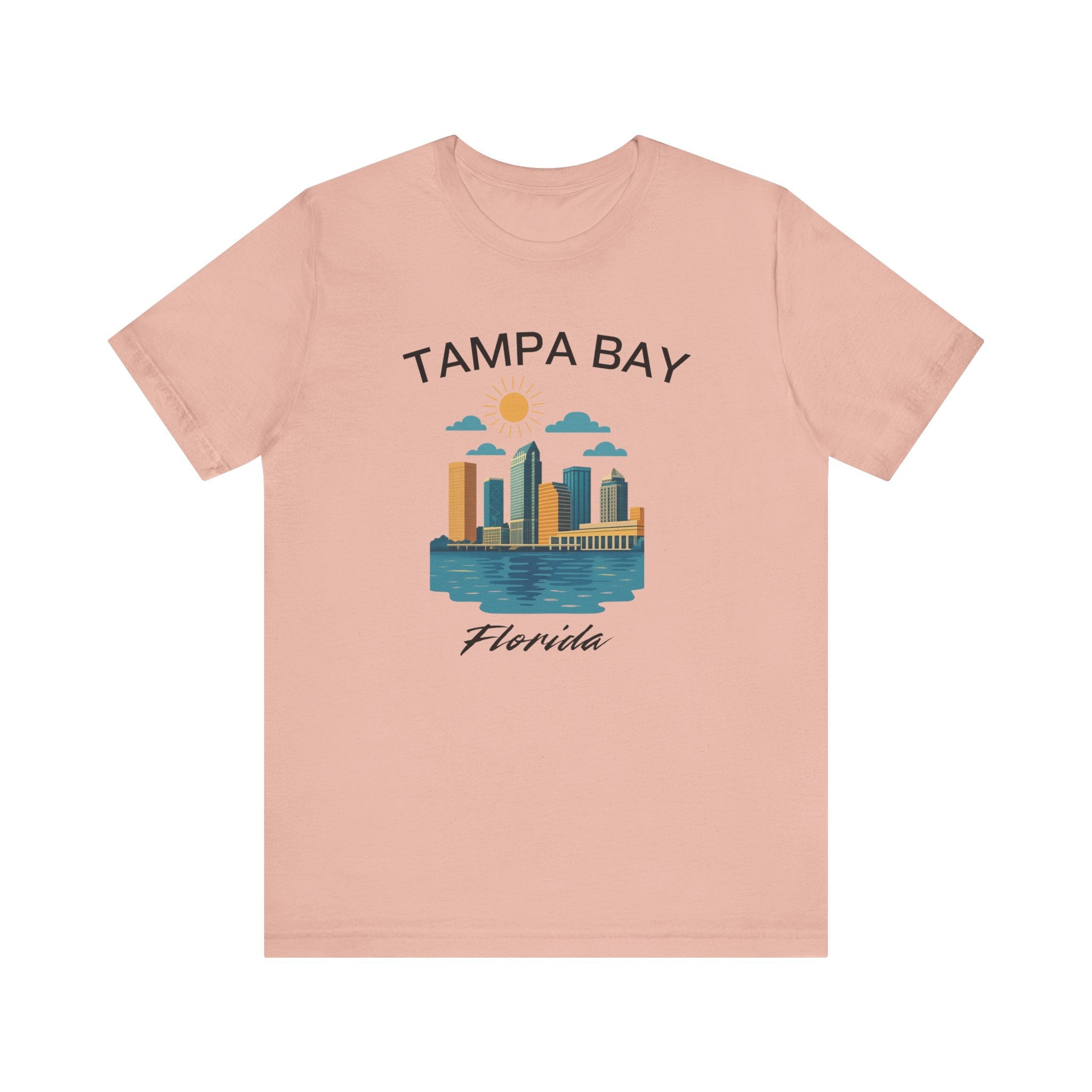 Tampa Bay Skyline Tee - Unisex Jersey Short Sleeve Tee, Florida Gift