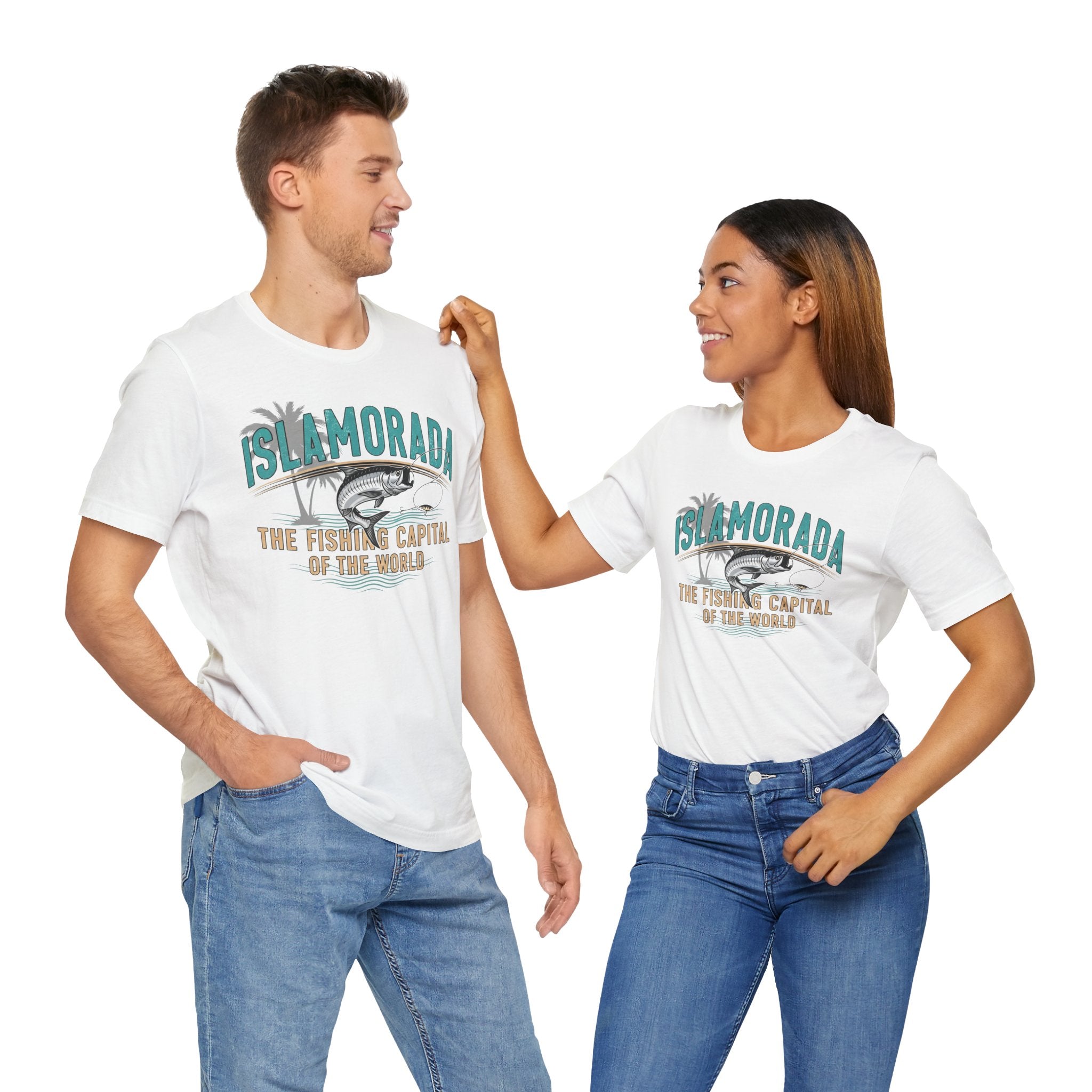 FLORIDA KEYS COLLECTION Islamorada Fishing Capital Tee, Unisex Fishing Shirt, Casual Beach Wear, Summer Vacation Top, Gift for Anglers