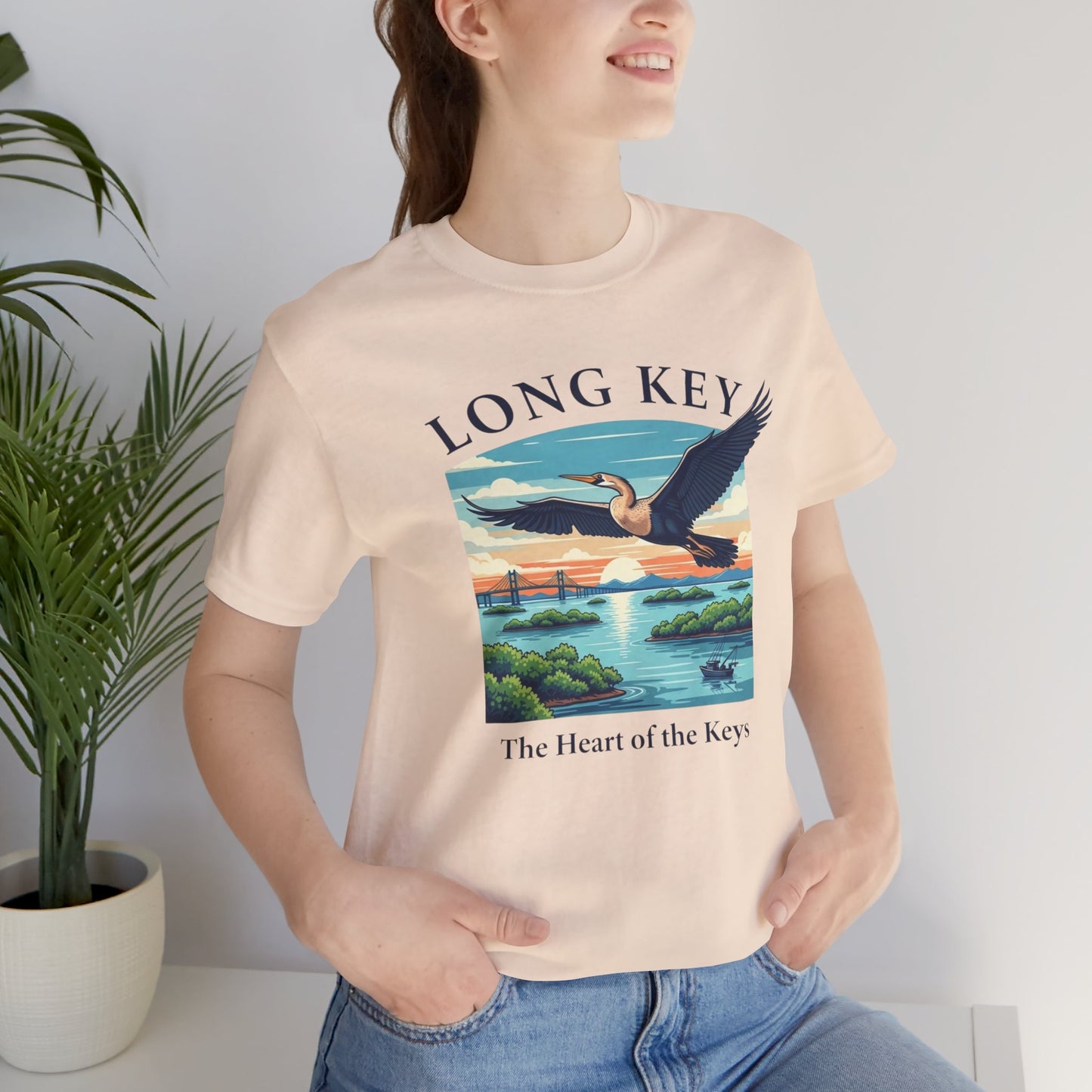 FLORIDA KEYS COLLECTION Long Key Graphic Tee - Casual Wear, Travel Souvenir