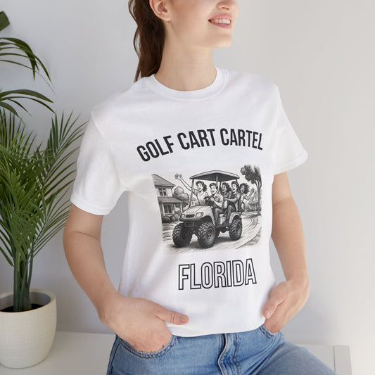 Golf Cart Cartel Florida Unisex Short Sleeve Tee