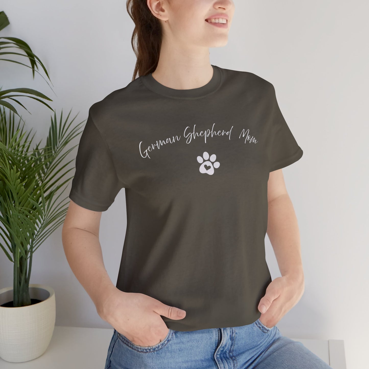 German Shepherd Mom Tee, Dog Lover Gift, Funny Pet Parent Shirt, Canine Fan T-Shirt, Animal Lovers Apparel, Birthday Gift for Her