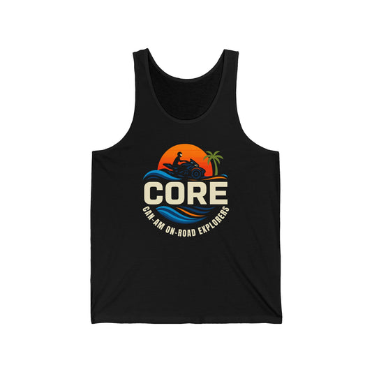 CORE Off-Road Adventures Unisex Jersey Tank Top, Summer Apparel, Beachwear
