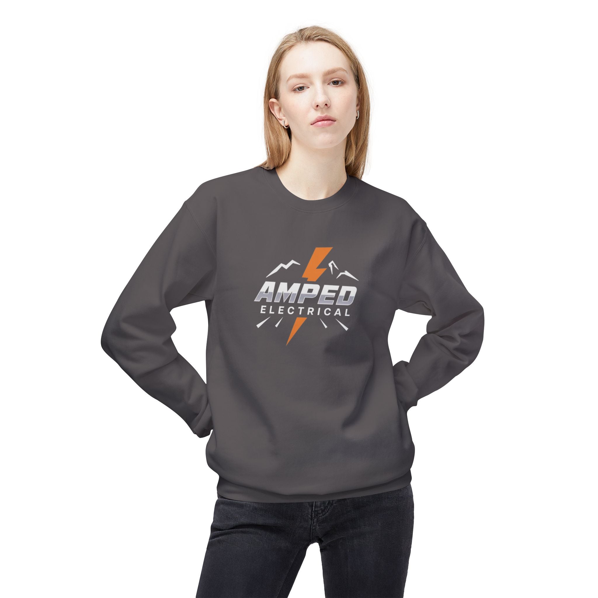 AMPED ELECTRICAL COLLECTION | Electrician Crewneck Sweatshirt