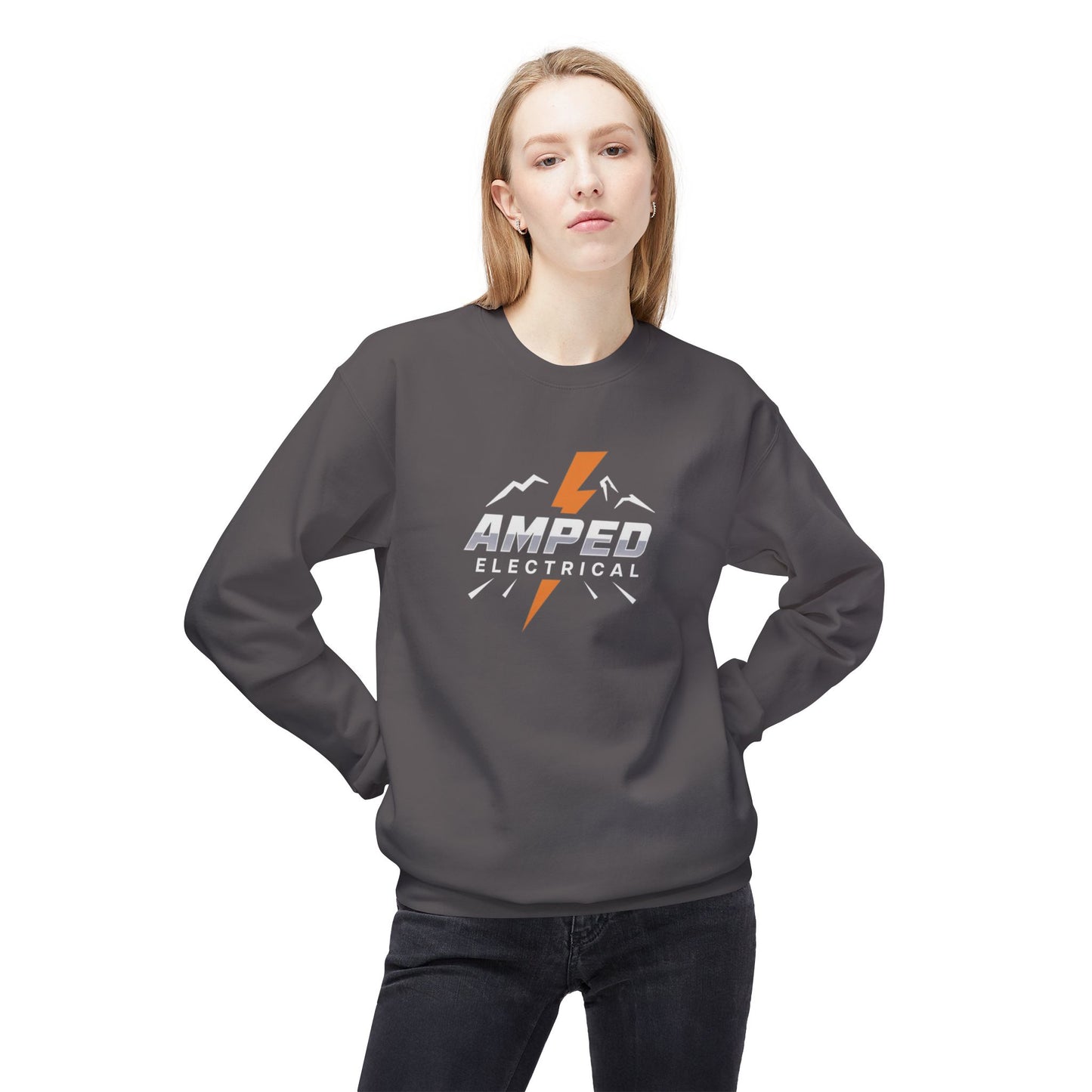 AMPED ELECTRICAL COLLECTION | Electrician Crewneck Sweatshirt